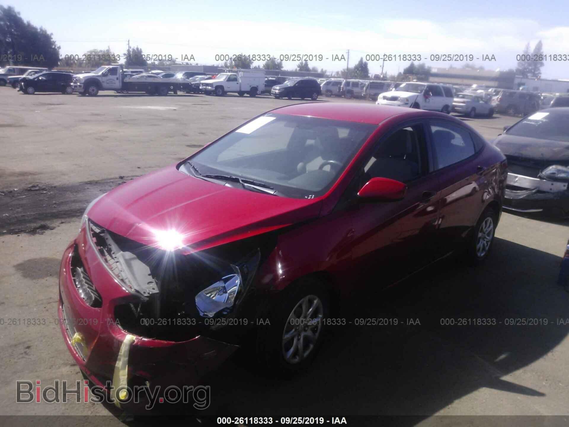 2013 HYUNDAI ACCENT - VIN: KMHCT4AE5DU363748 - Фото 2