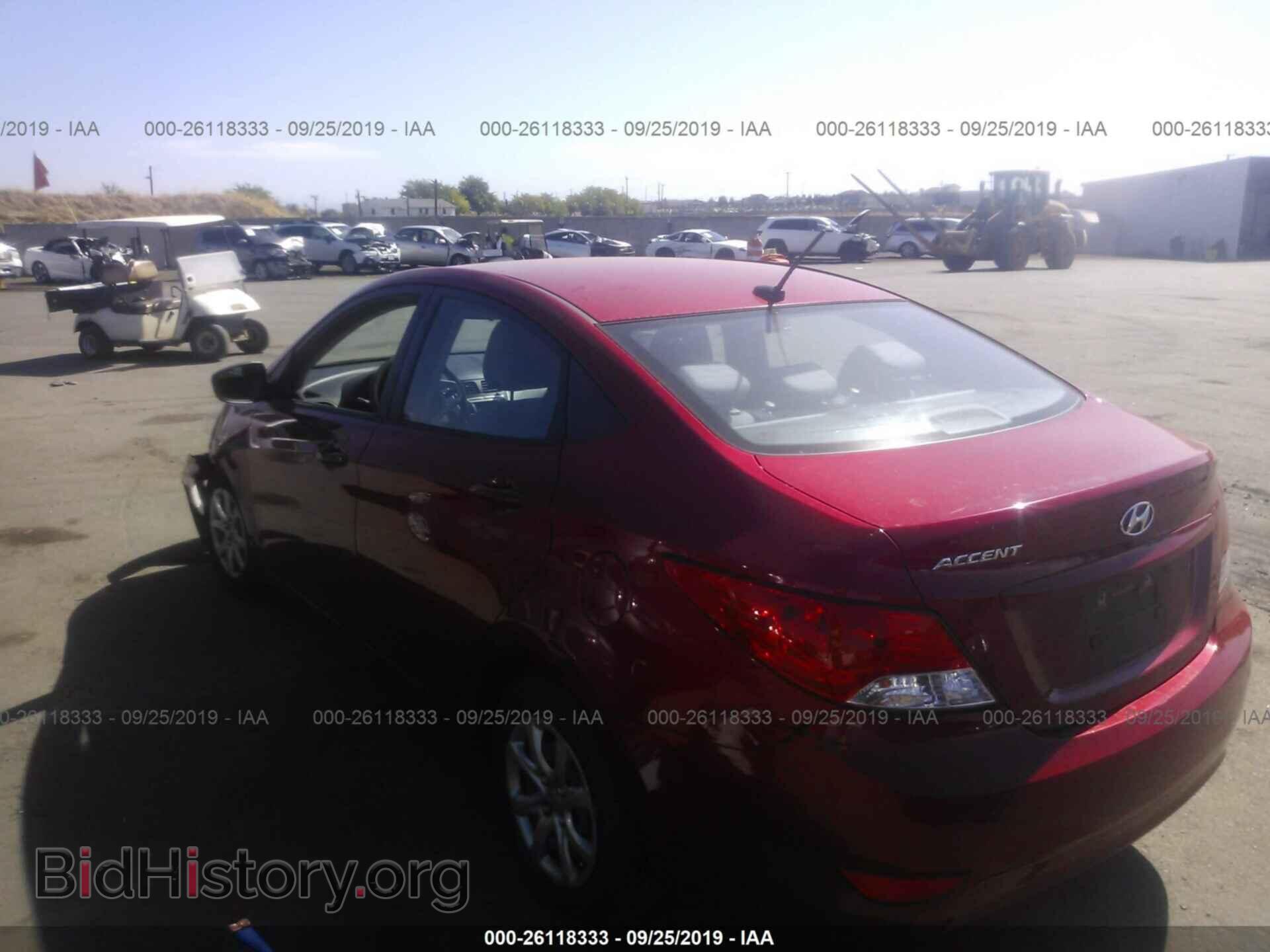 2013 HYUNDAI ACCENT - VIN: KMHCT4AE5DU363748 - Фото 3