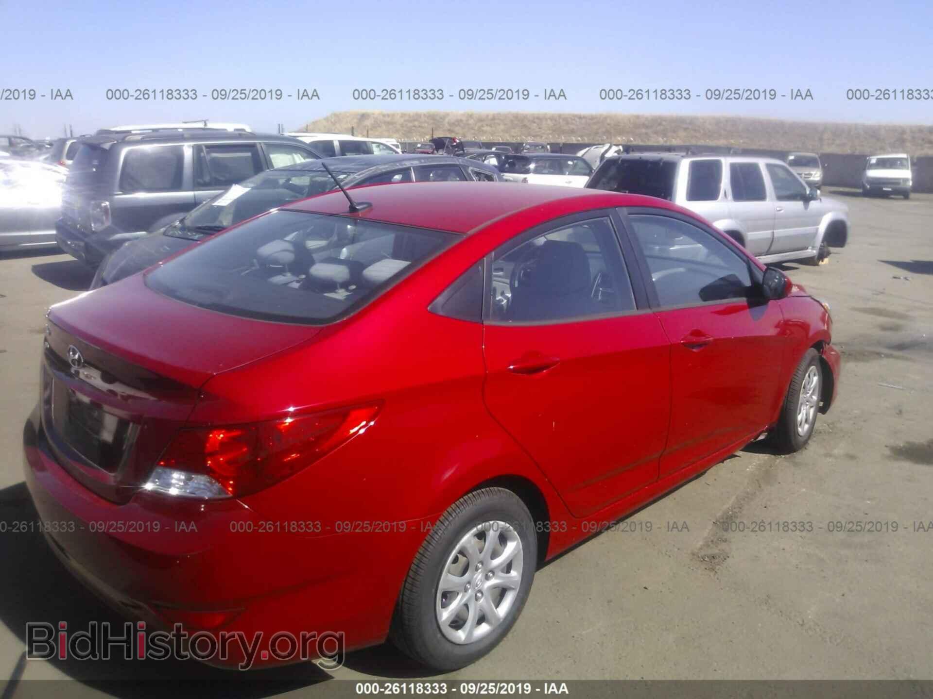 2013 HYUNDAI ACCENT - VIN: KMHCT4AE5DU363748 - Фото 4