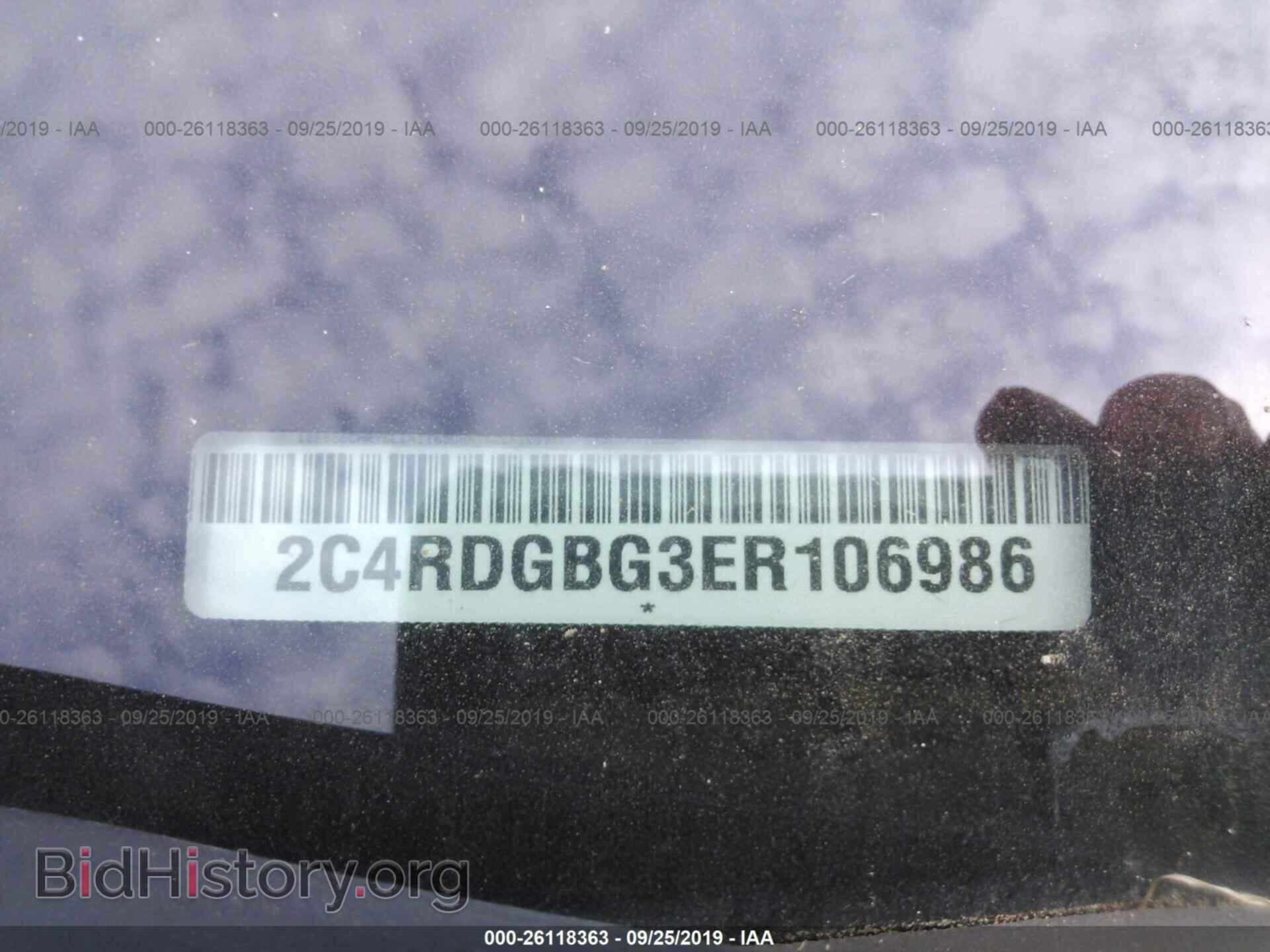 2014 DODGE GRAND CARAVAN - VIN: 2C4RDGBG3ER106986 - Photo 9