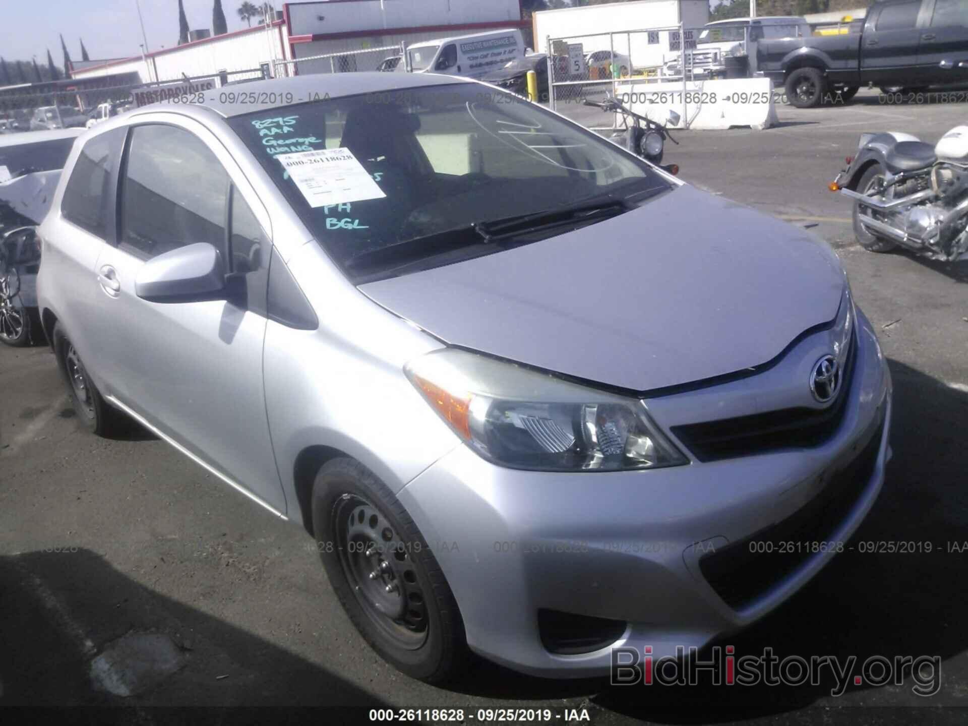 Photo JTDJTUD38ED587913 - TOYOTA YARIS 2014