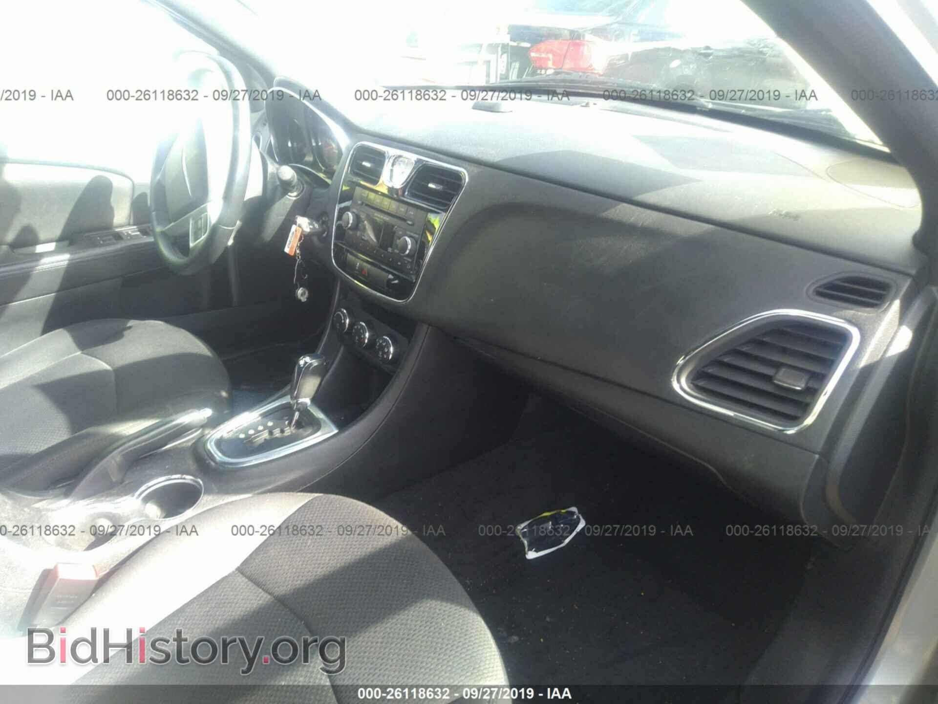 2013 CHRYSLER 200 - VIN: 1C3CCBBB1DN762510 - Фото 5