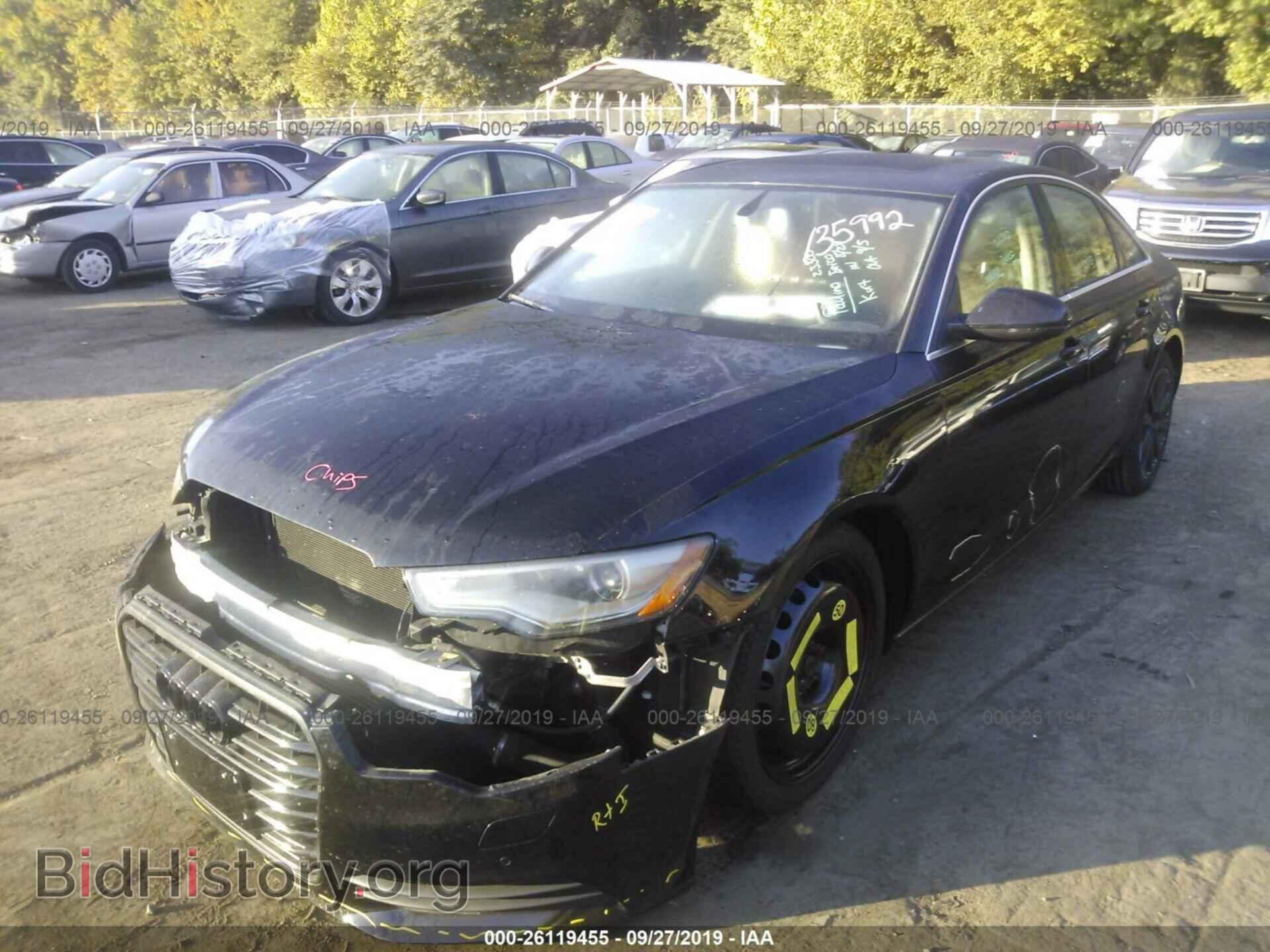 2013 AUDI A6 - VIN: WAUGFAFC8DN110594 - Photo 2
