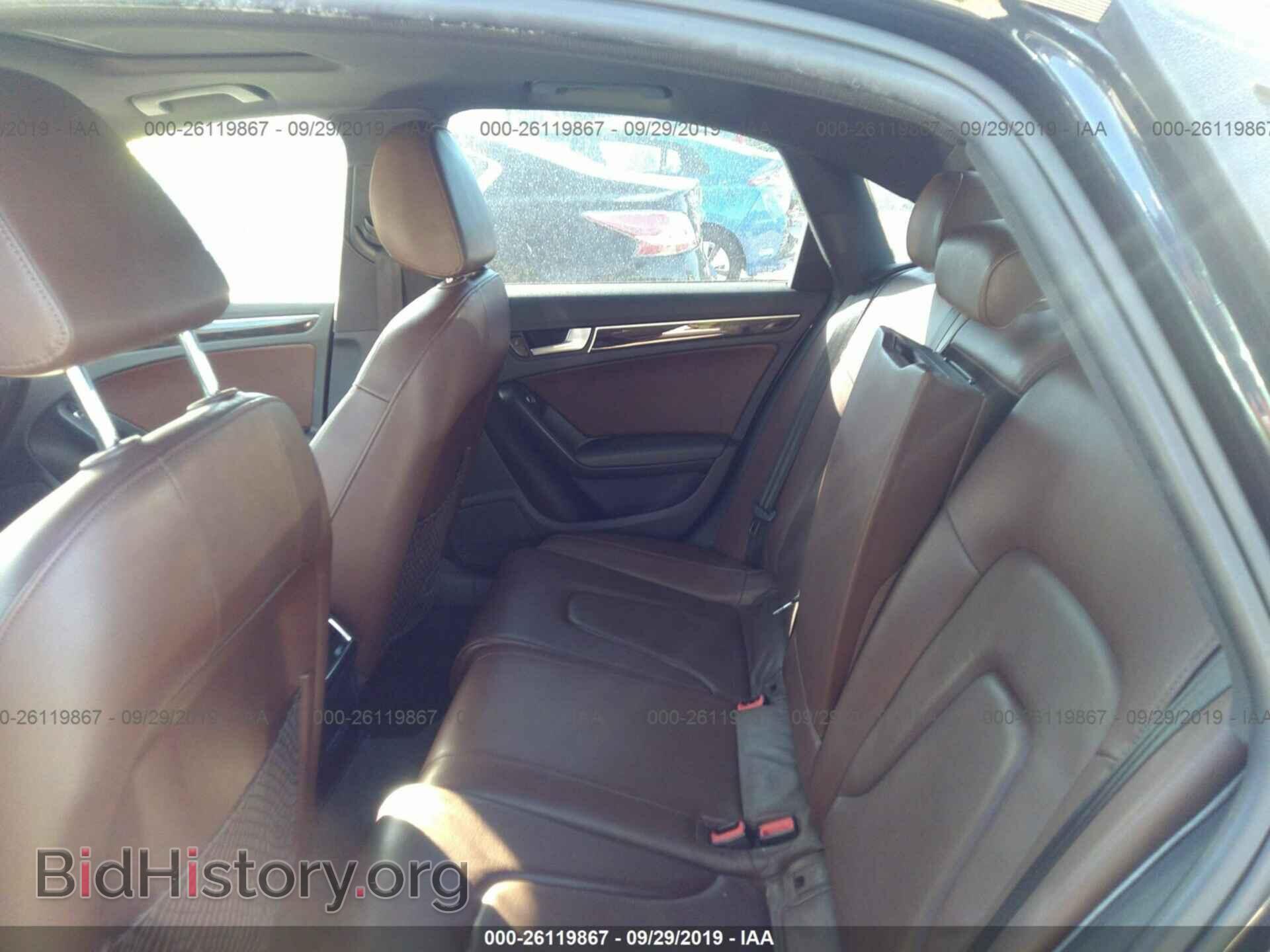 2013 AUDI A4 - VIN: WAUFFAFL8DN040218 - Фото 8