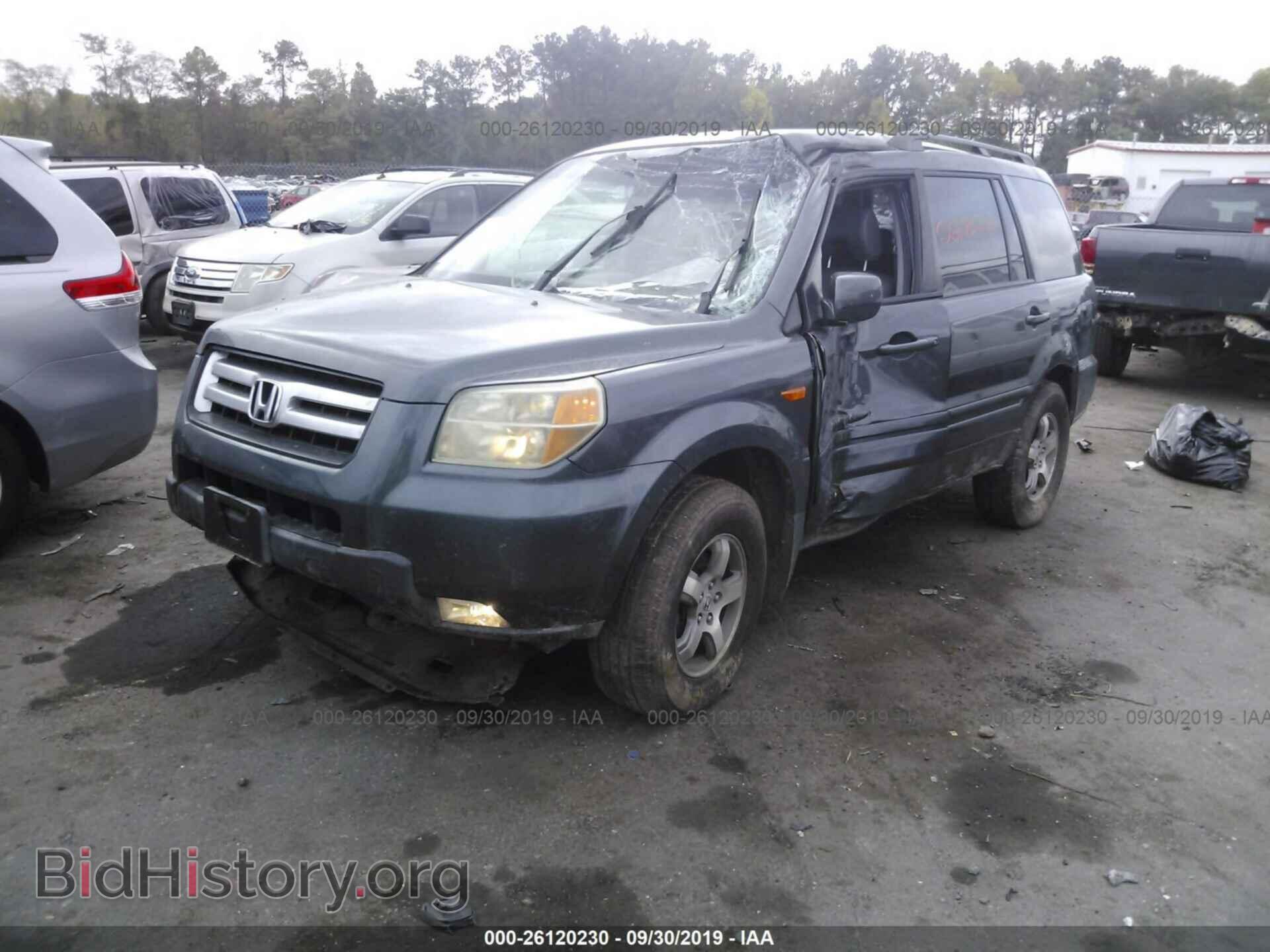 2006 HONDA PILOT - VIN: 2HKYF18566H500635 - Фото 2