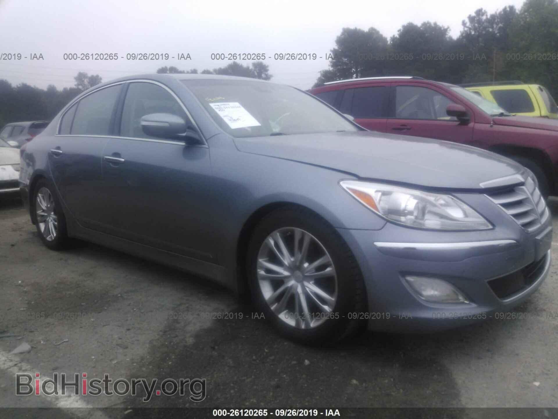 Photo KMHGC4DD9EU262329 - HYUNDAI GENESIS 2014