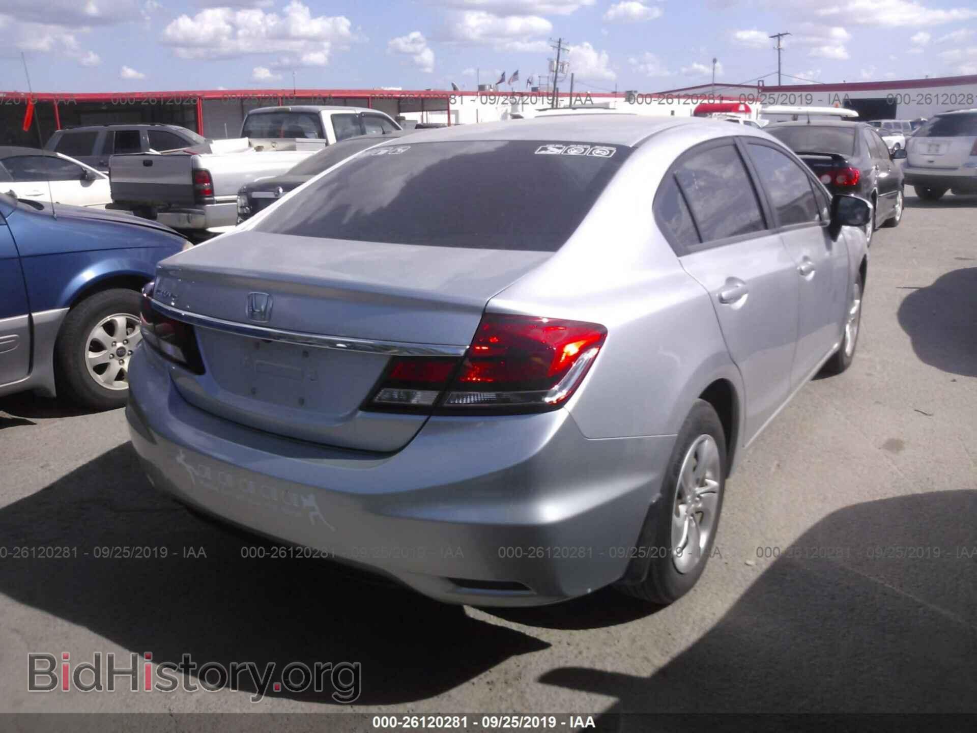 2014 HONDA CIVIC - VIN: 19XFB2F51EE003037 - Фото 4