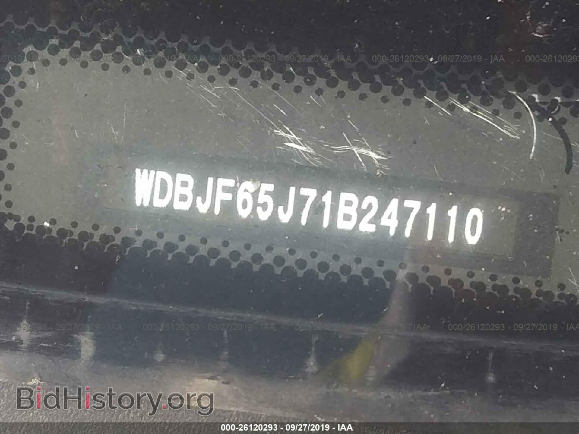 2001 MERCEDES-BENZ E - VIN: WDBJF65J71B247110 - Фото 9
