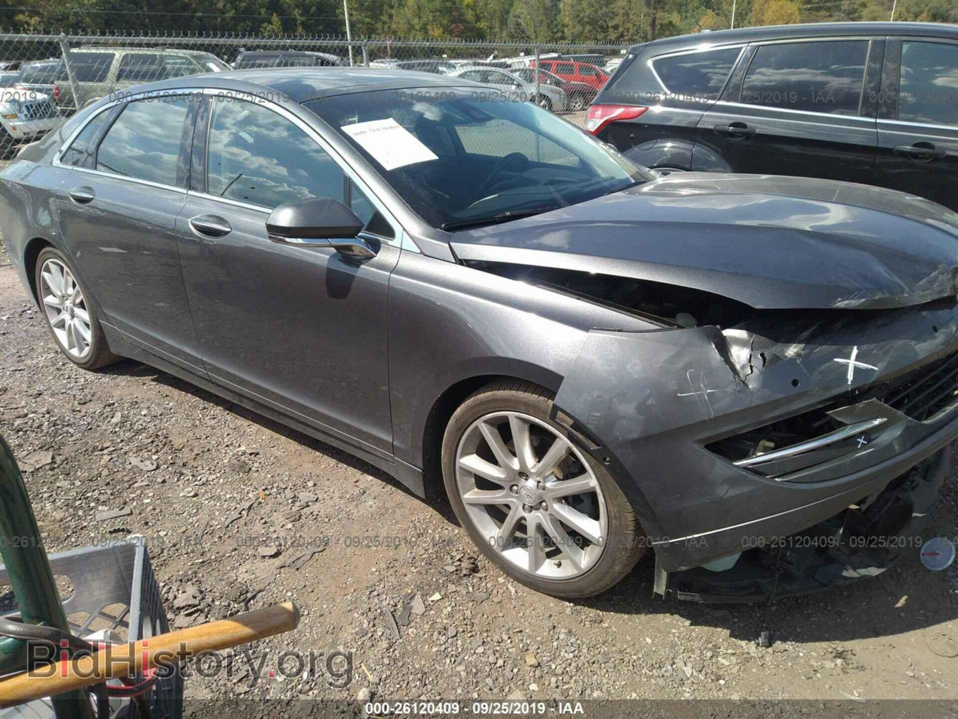 Фотография 3LN6L2G94FR626656 - LINCOLN MKZ 2015