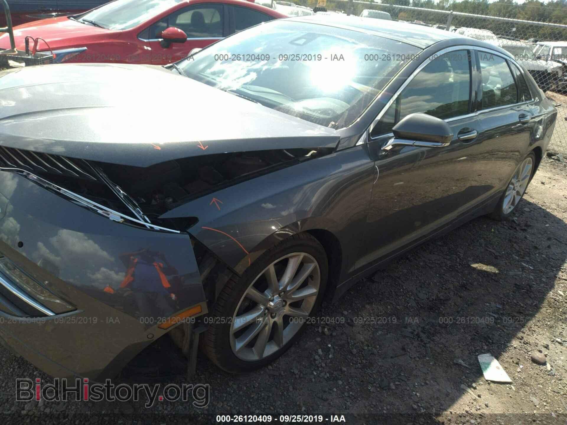 2015 LINCOLN MKZ - VIN: 3LN6L2G94FR626656 - Фото 2
