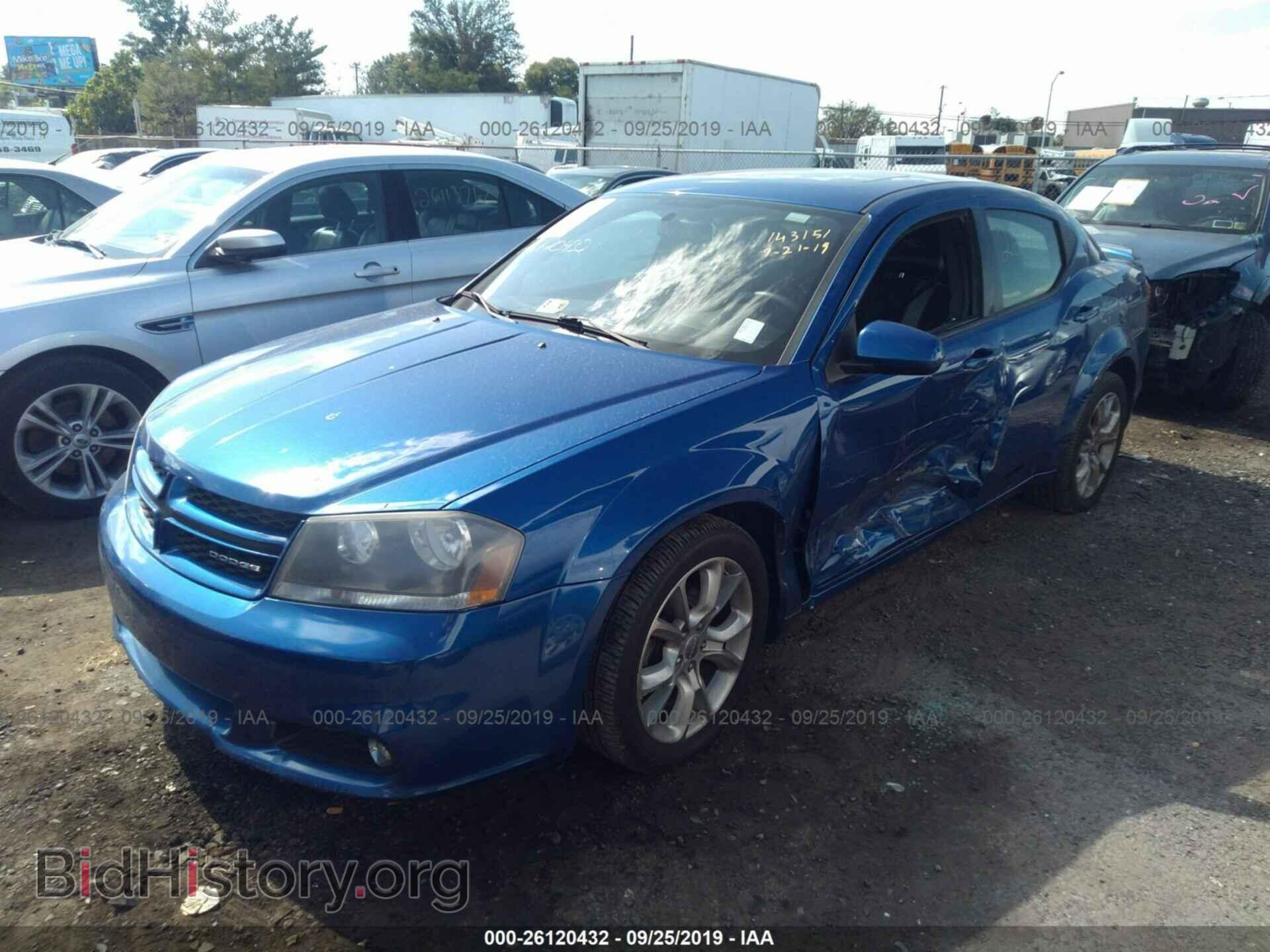 2012 DODGE AVENGER - VIN: 1C3CDZBG8CN148389 - Фото 2