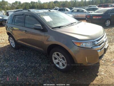 2013 Ford EDGE SEL, brown — VIN 2FMDK3JCXDBB50042, IAAI