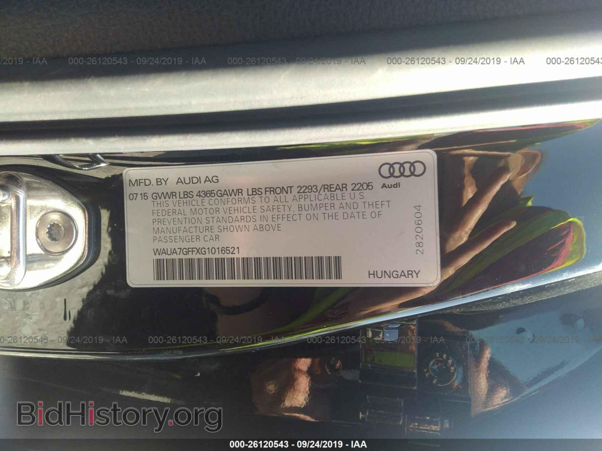 2016 AUDI A3 - VIN: WAUA7GFFXG1016521 - Photo 9