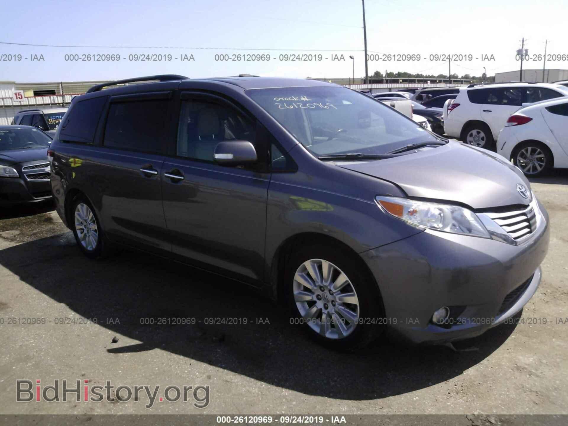 Фотография 5TDYK3DC4ES423638 - TOYOTA SIENNA 2014