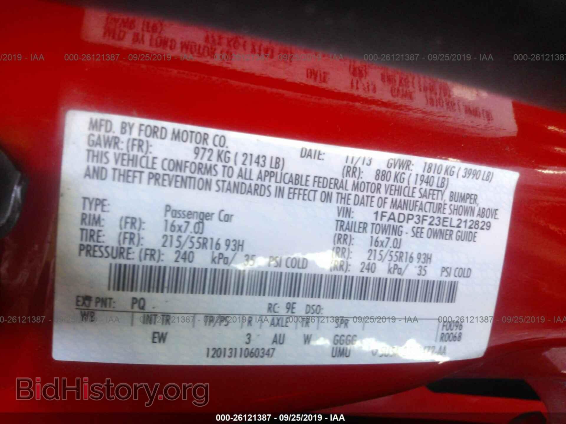 2014 FORD FOCUS - VIN: 1FADP3F23EL212829 - Photo 9