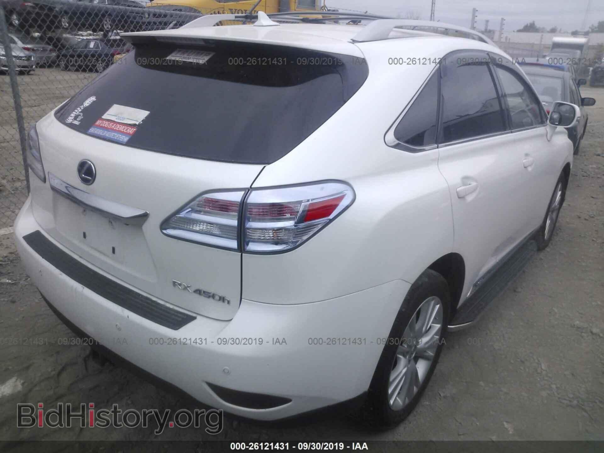 2011 LEXUS RX - VIN: JTJBC1BA9B2418718 - Фото 4