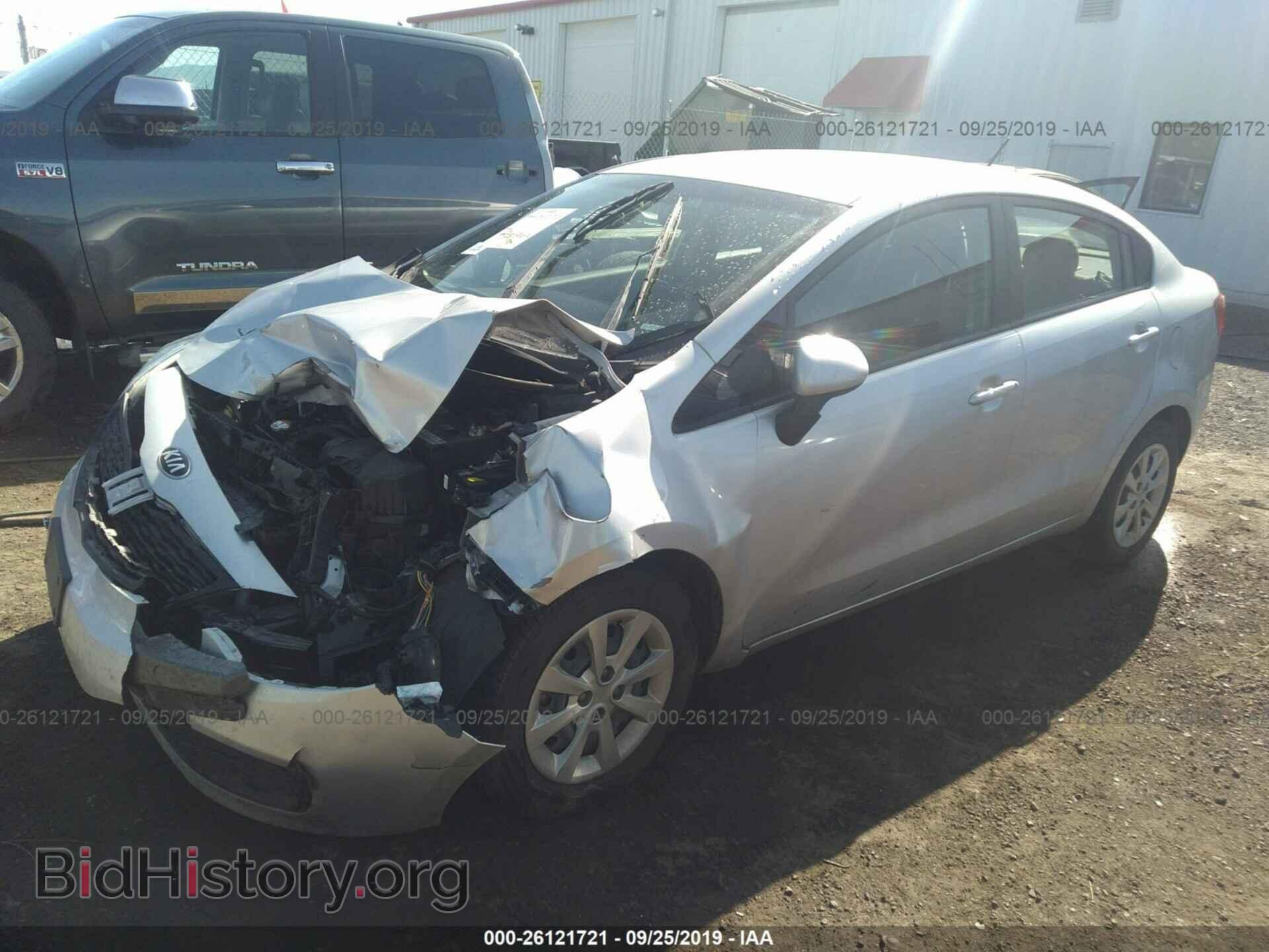 2014 KIA RIO - VIN: KNADM4A32E6377890 - Фото 2
