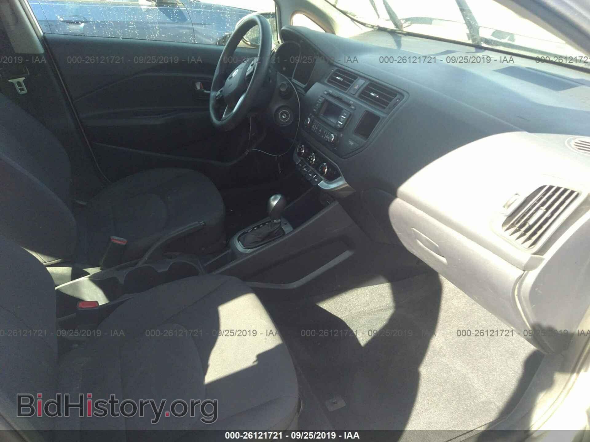 2014 KIA RIO - VIN: KNADM4A32E6377890 - Фото 5