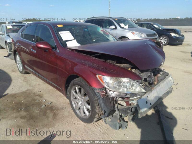2007 Lexus LS 460 (VIN JTHBL46F975014848) — фото 1 из 10, IAAI, повреждение: передняя часть