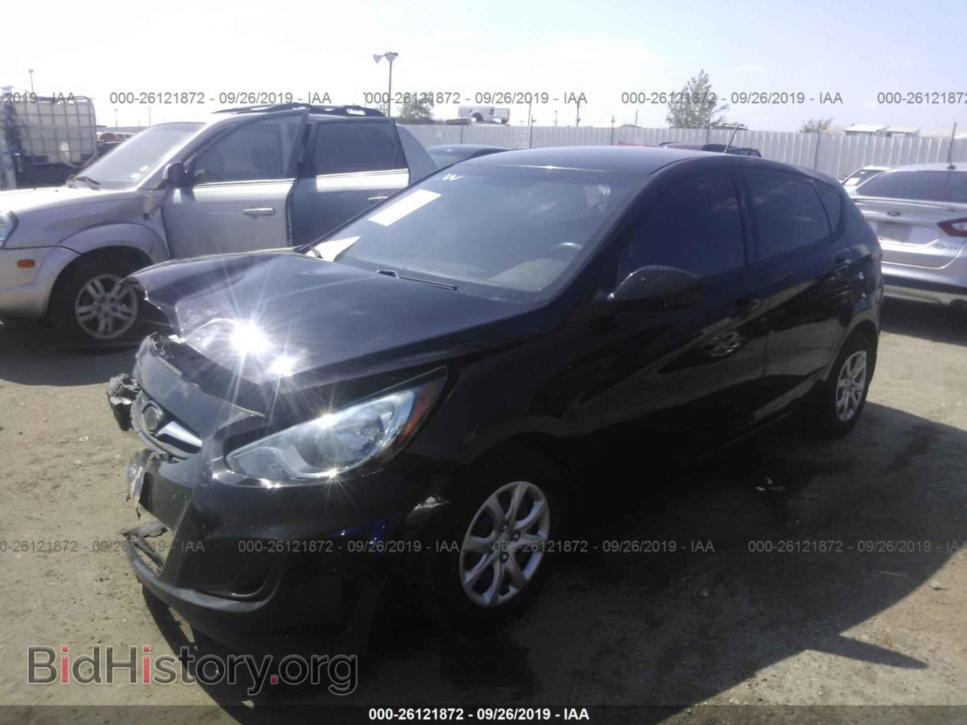 2013 HYUNDAI ACCENT - VIN: KMHCT5AE1DU128978 - Фото 2