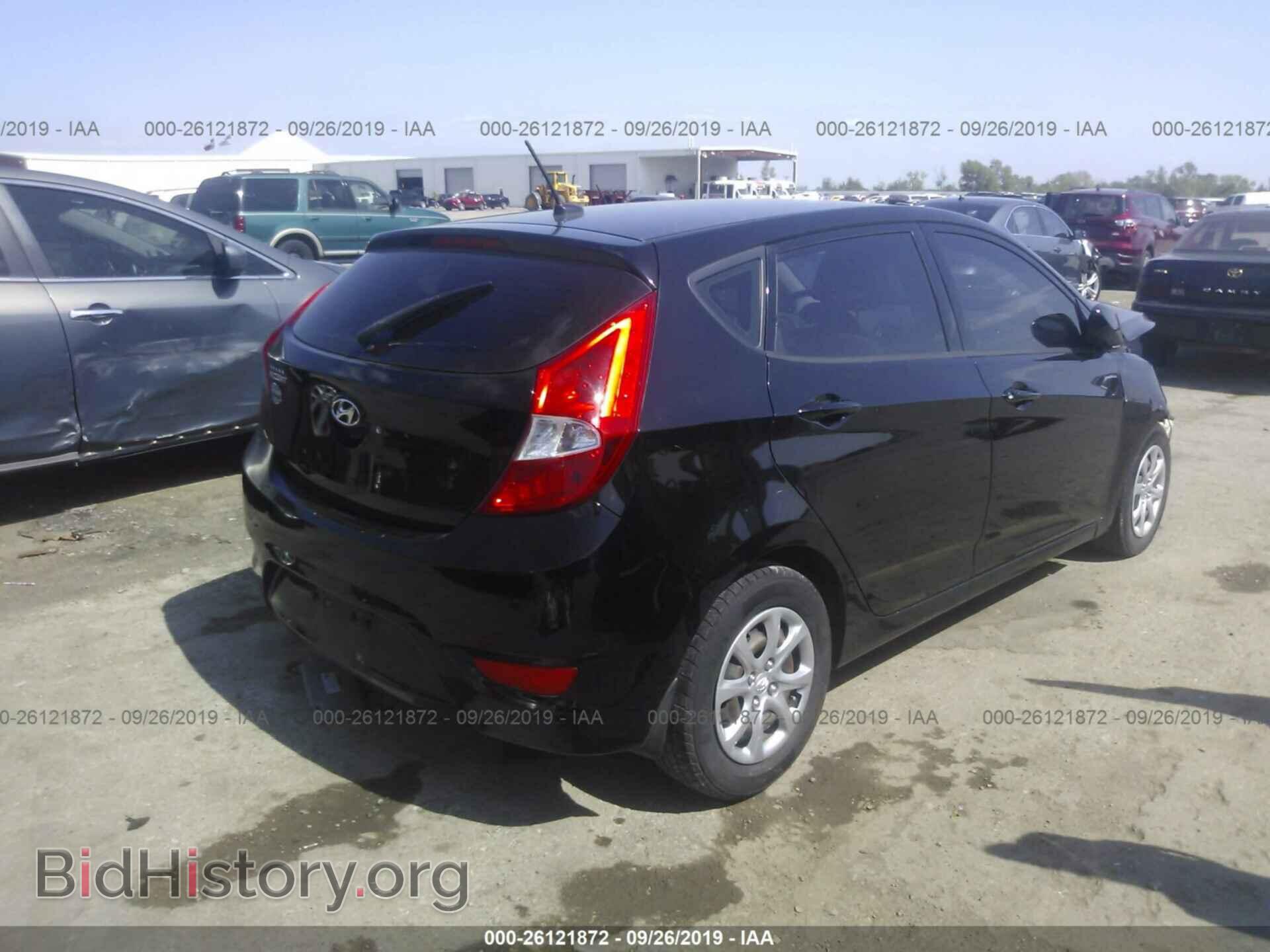 2013 HYUNDAI ACCENT - VIN: KMHCT5AE1DU128978 - Фото 4