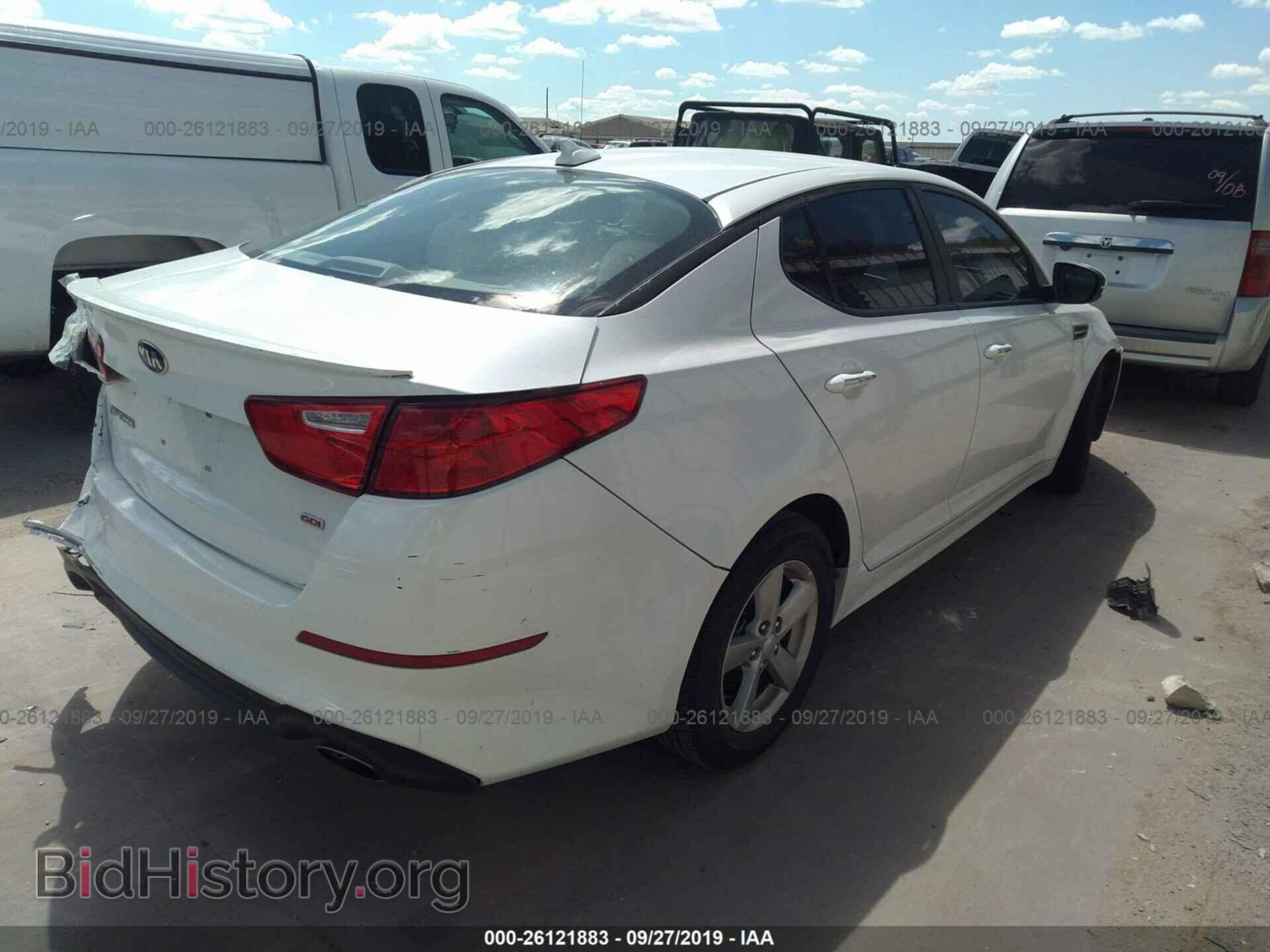 2014 KIA OPTIMA - VIN: 5XXGM4A79EG325998 - Фото 4