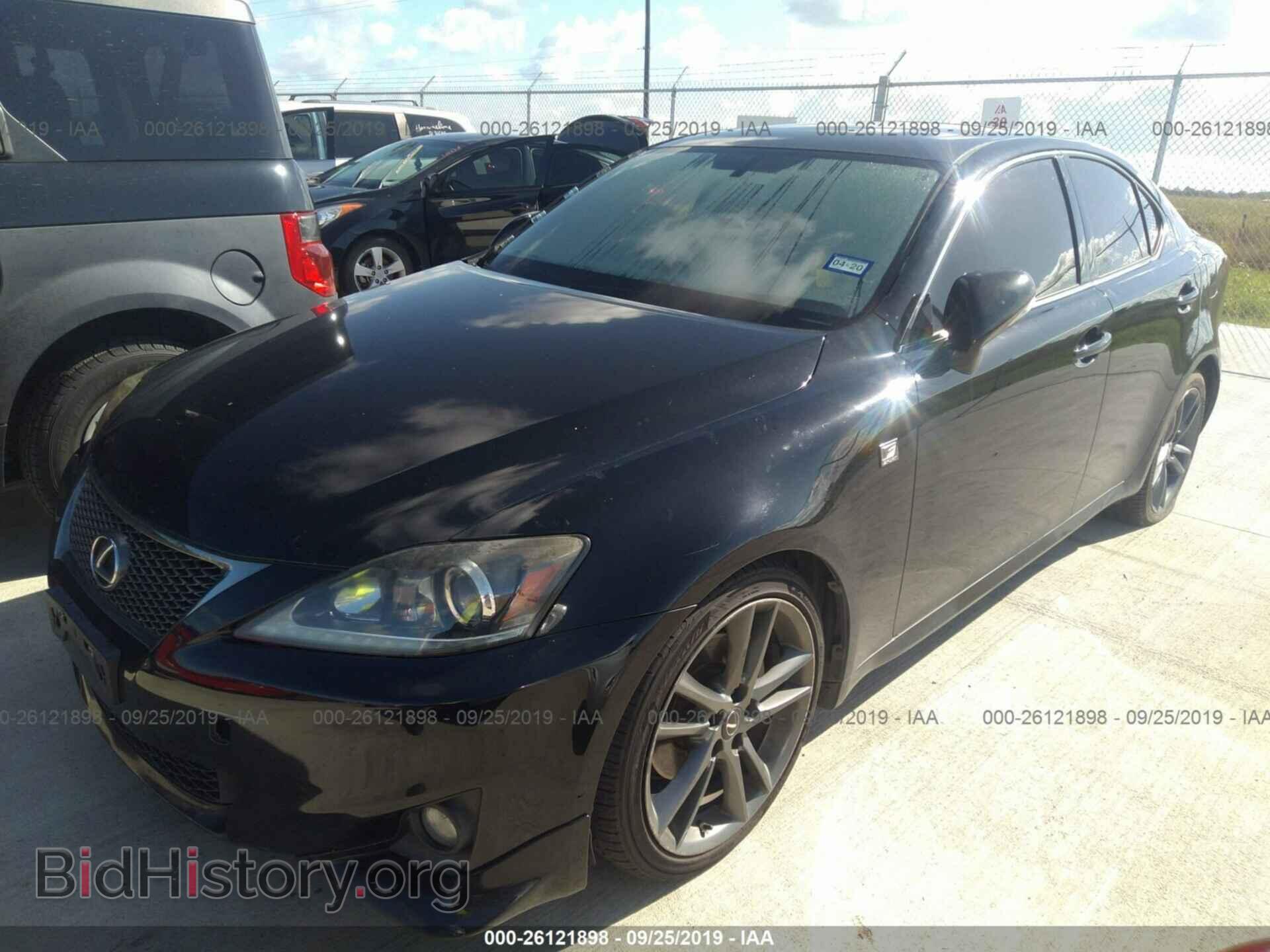 2011 LEXUS IS - VIN: JTHBF5C24B2100433 - Фото 2
