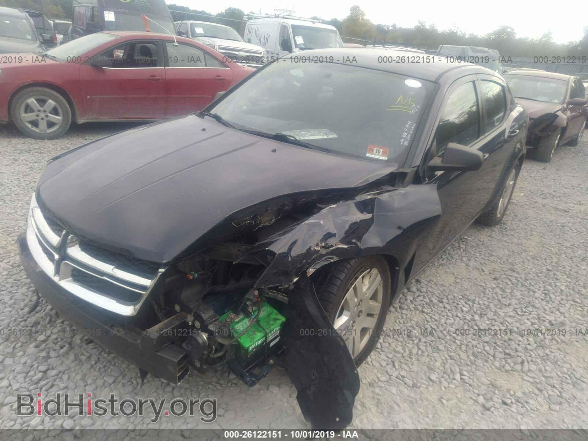 2013 DODGE AVENGER - VIN: 1C3CDZAG4DN769129 - Фото 2