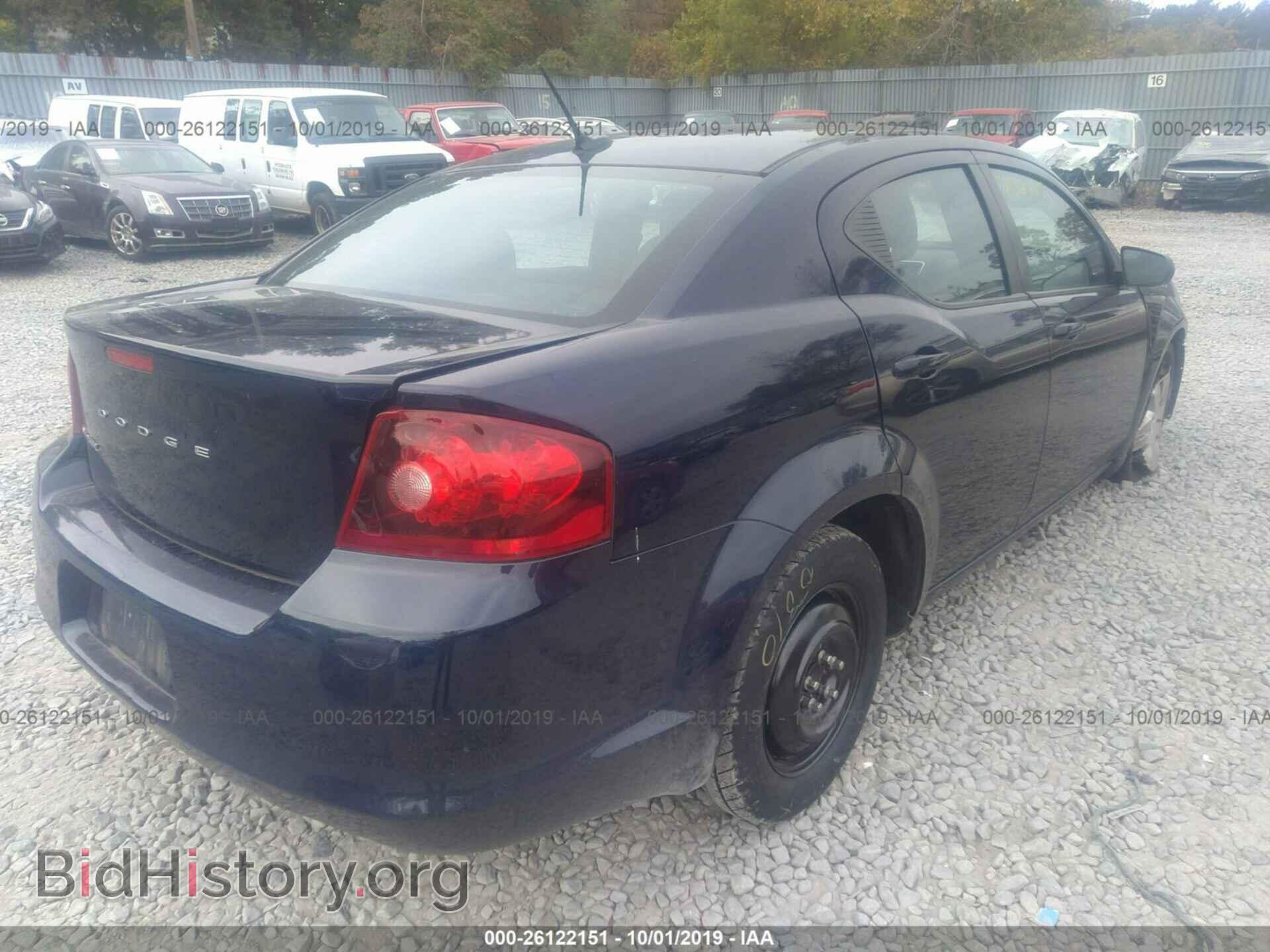 2013 DODGE AVENGER - VIN: 1C3CDZAG4DN769129 - Фото 4