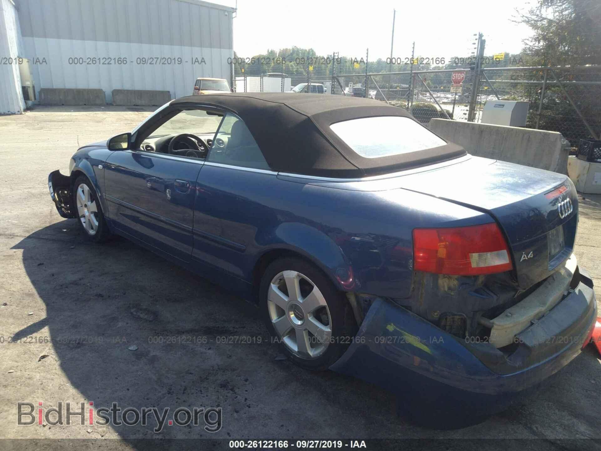 2005 AUDI A4 - VIN: WAUDT48H25K018518 - Фото 3