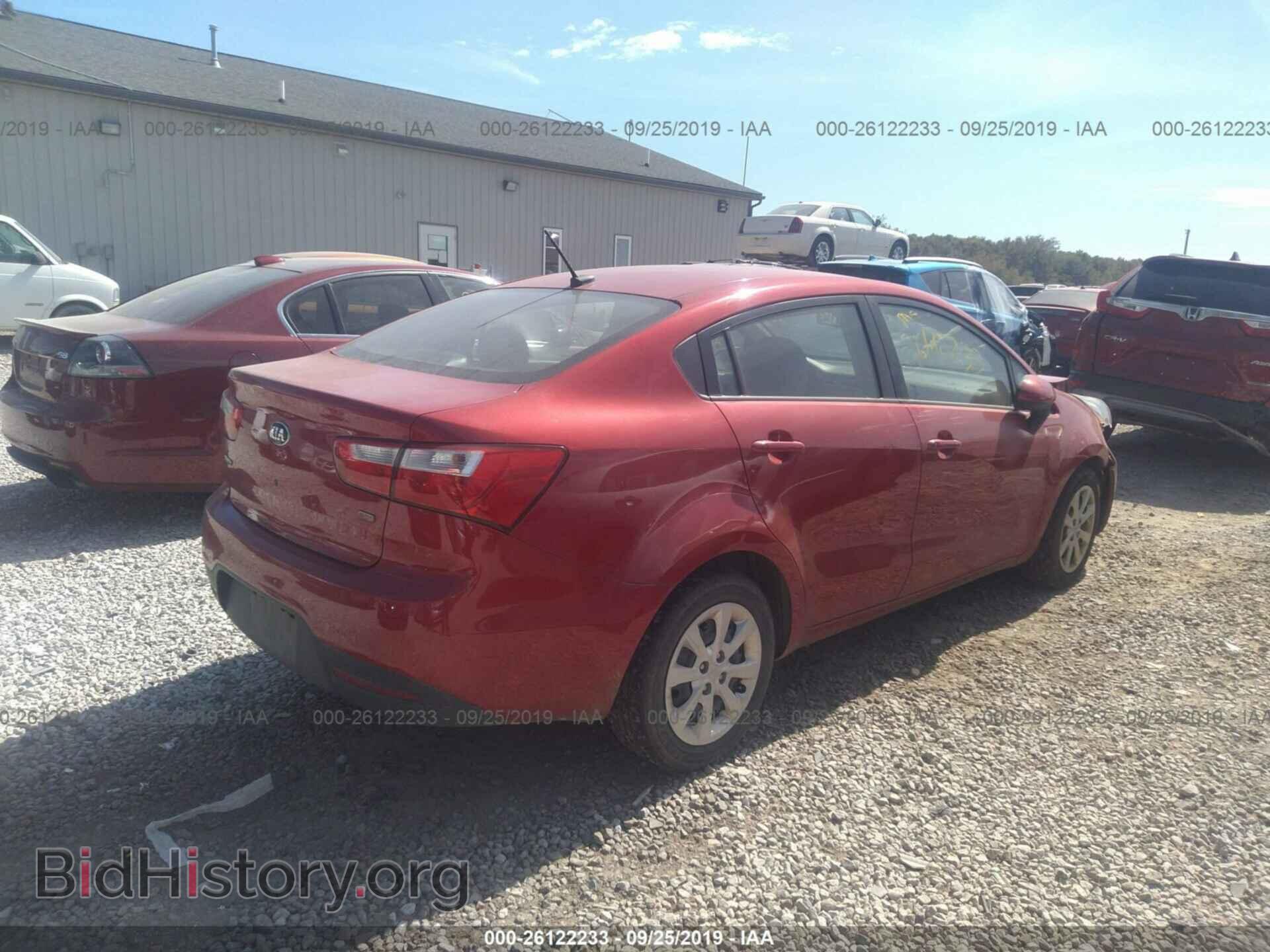 2014 KIA RIO - VIN: KNADM4A3XE6400994 - Фото 4
