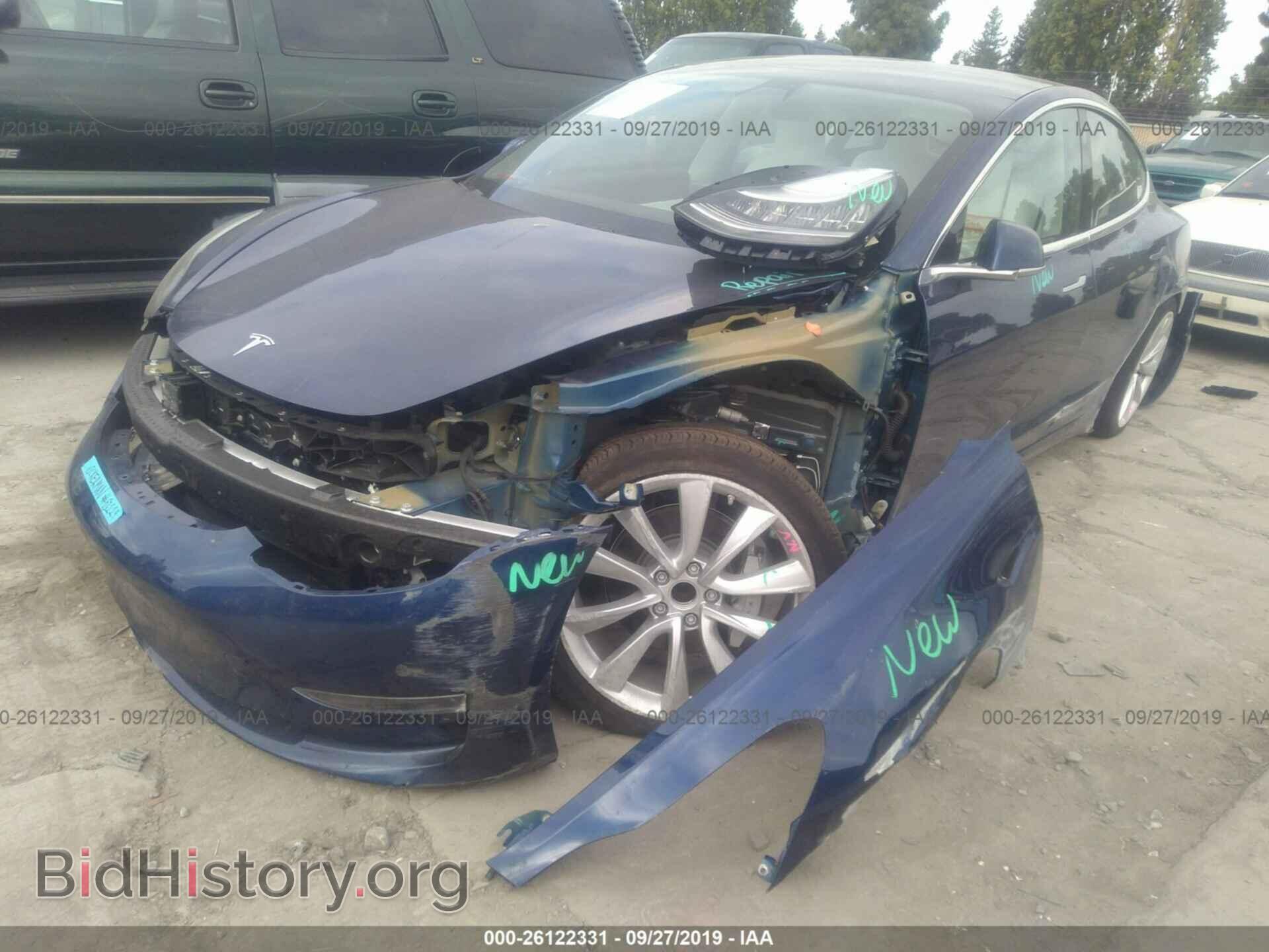 2019 TESLA MODEL 3 - VIN: 5YJ3E1EA0KF302575 - Photo 2