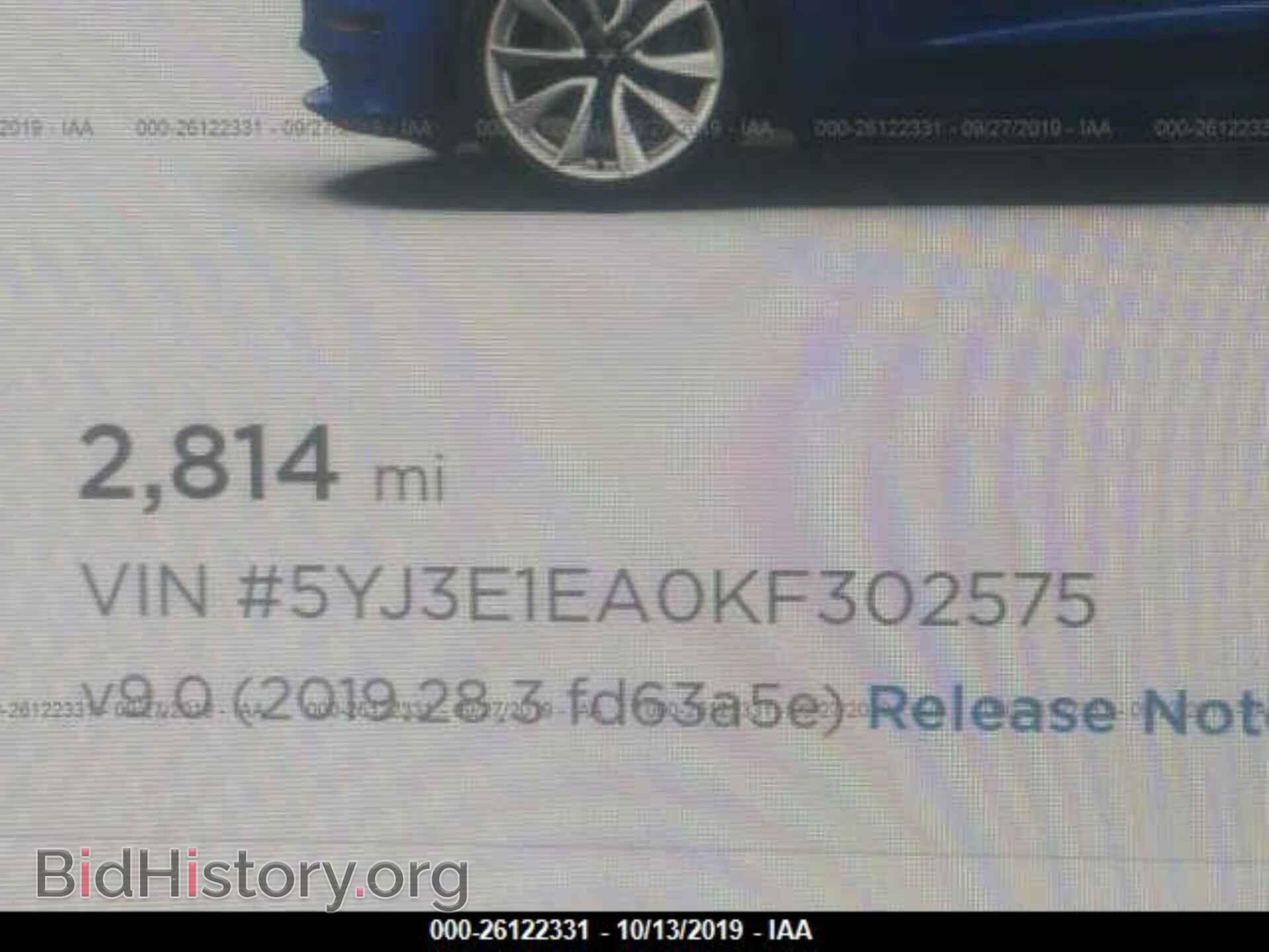 2019 TESLA MODEL 3 - VIN: 5YJ3E1EA0KF302575 - Photo 7
