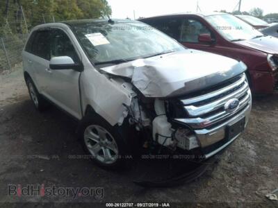 2013 Ford EDGE SEL, white — VIN 2FMDK3JC2DBC77187, IAAI