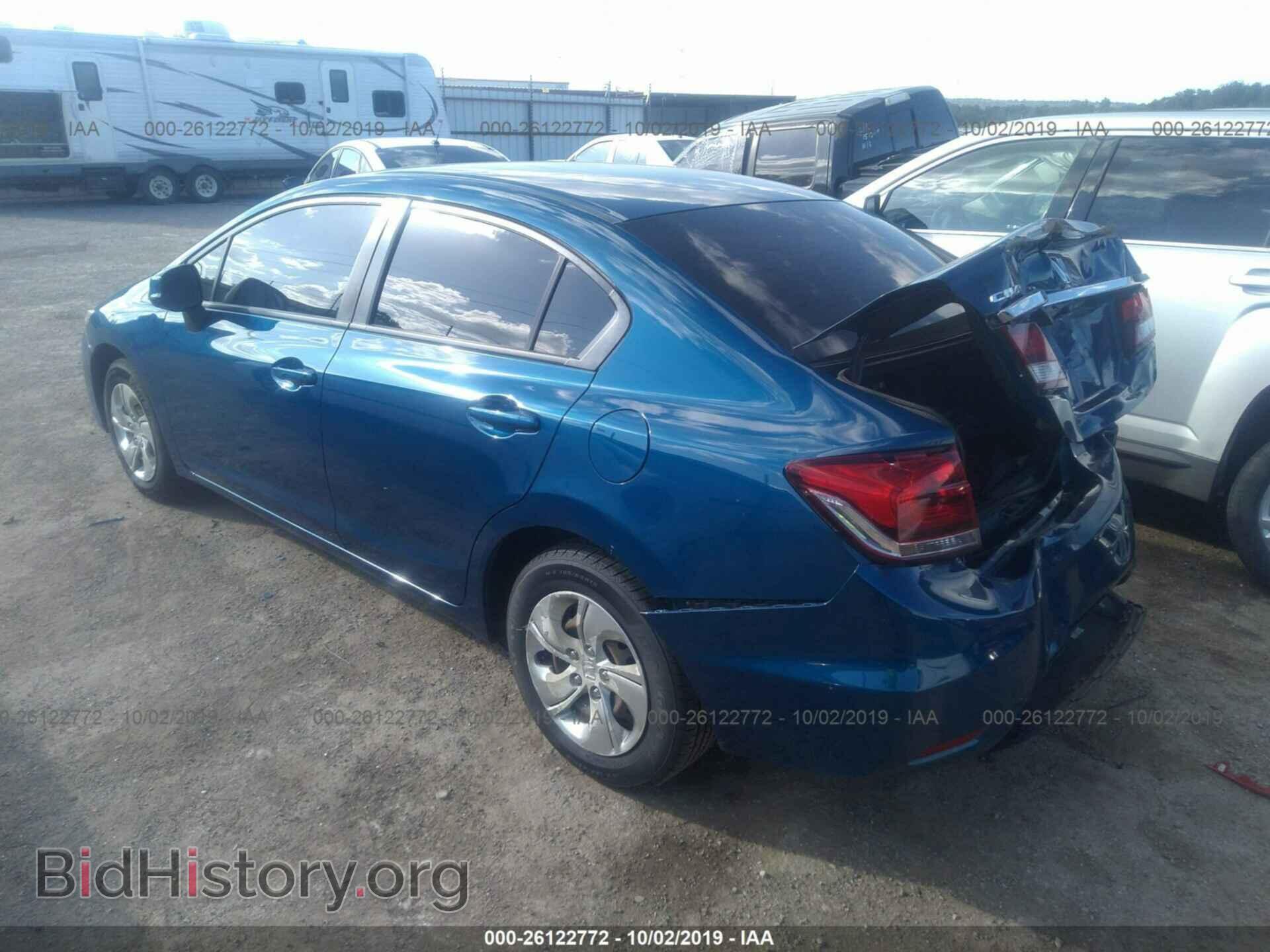 2013 HONDA CIVIC - VIN: 2HGFB2F58DH504107 - Фото 3