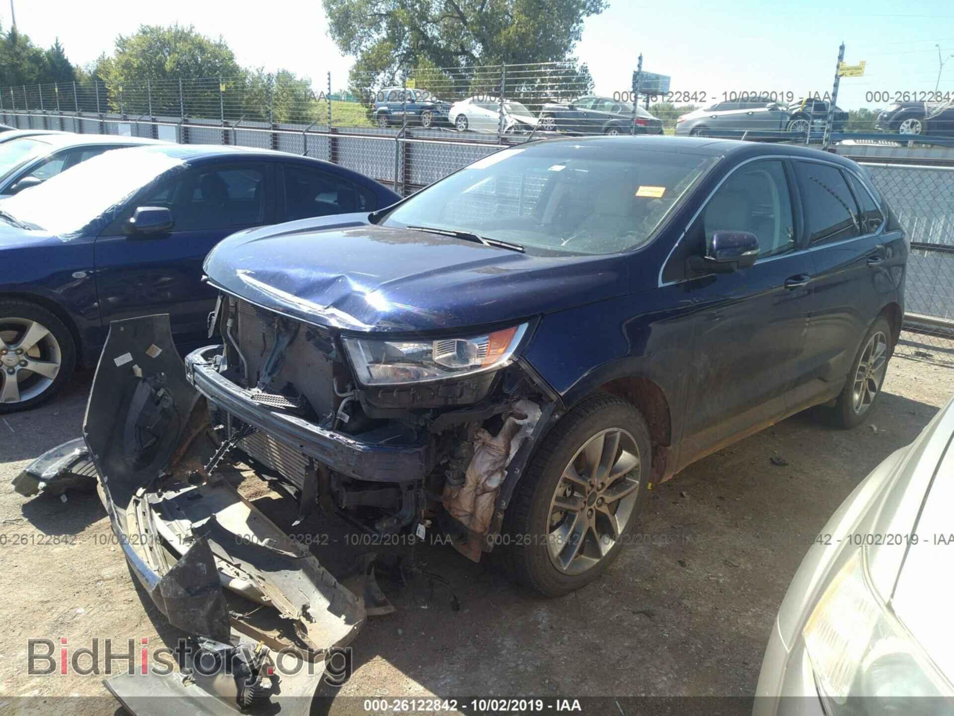 2016 FORD EDGE - VIN: 2FMPK3K99GBC42120 - Photo 2