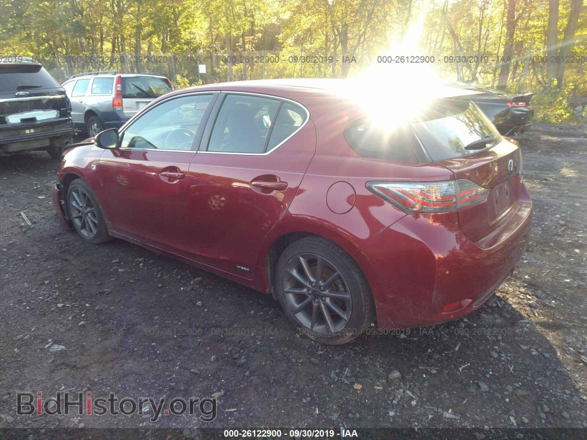 2012 LEXUS CT - VIN: JTHKD5BH1C2091767 - Photo 3