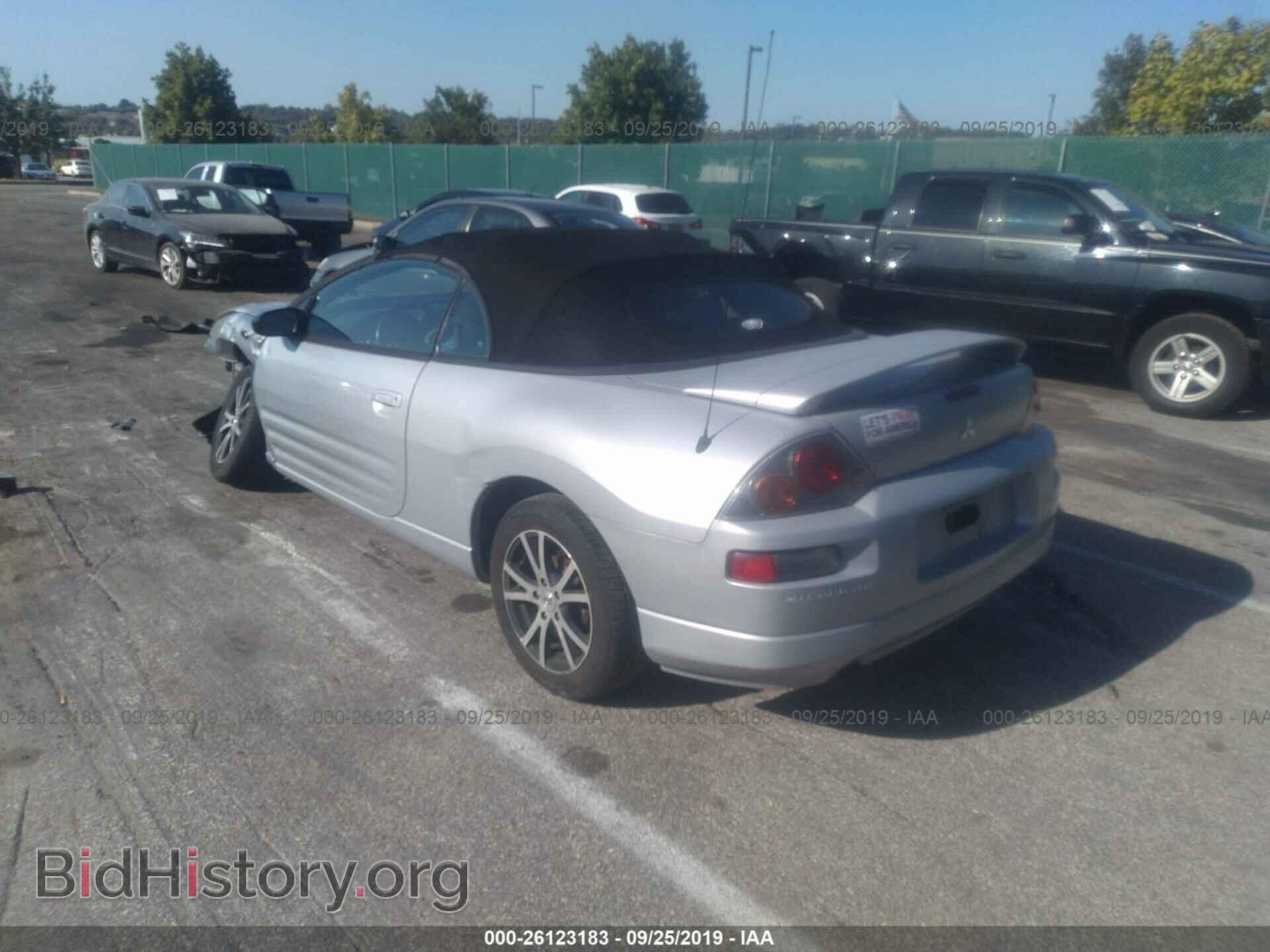 2003 MITSUBISHI ECLIPSE - VIN: 4A3AE45G53E099647 - Photo 3