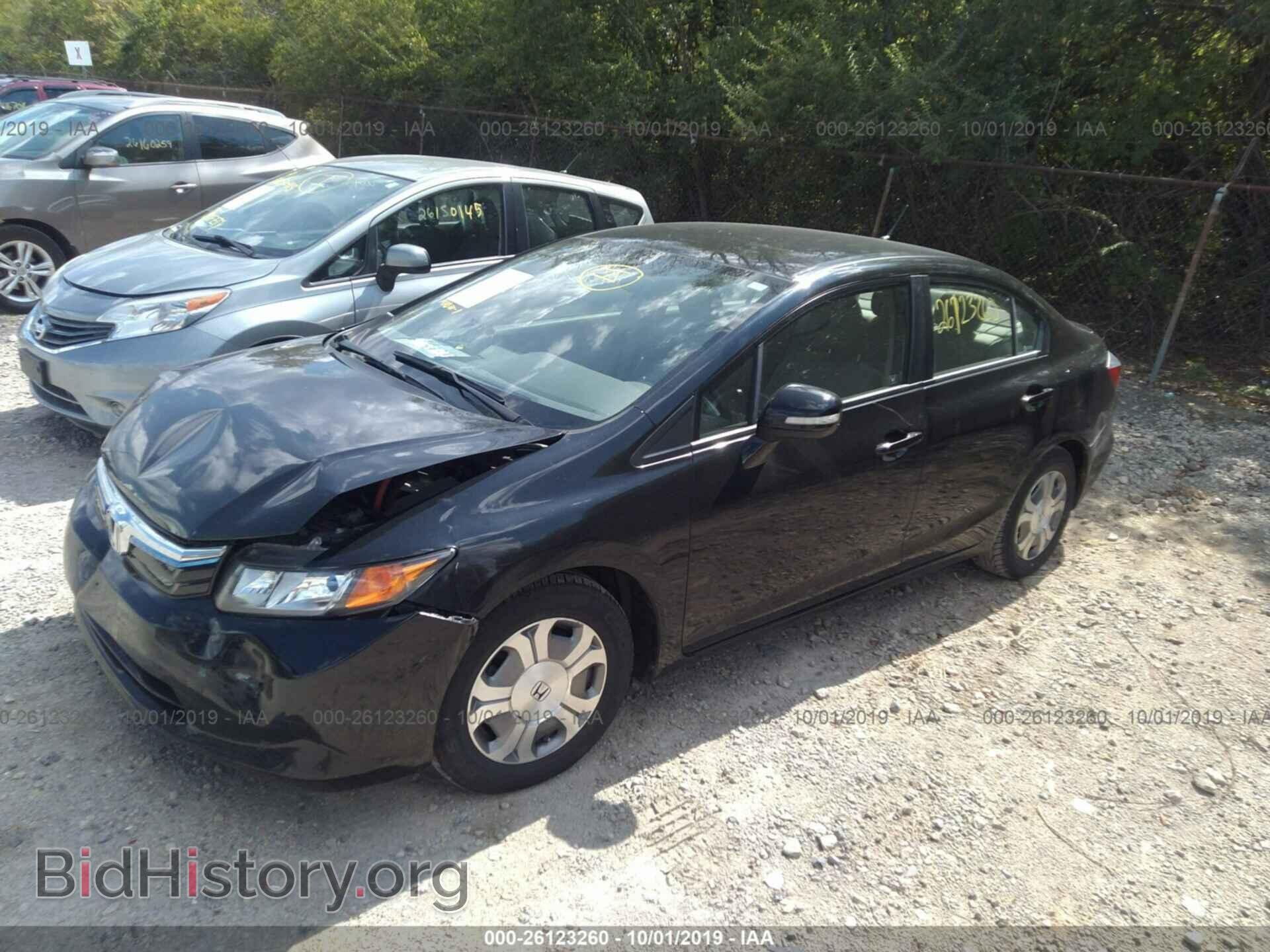 2012 HONDA CIVIC - VIN: JHMFB4F21CS003565 - Фото 2