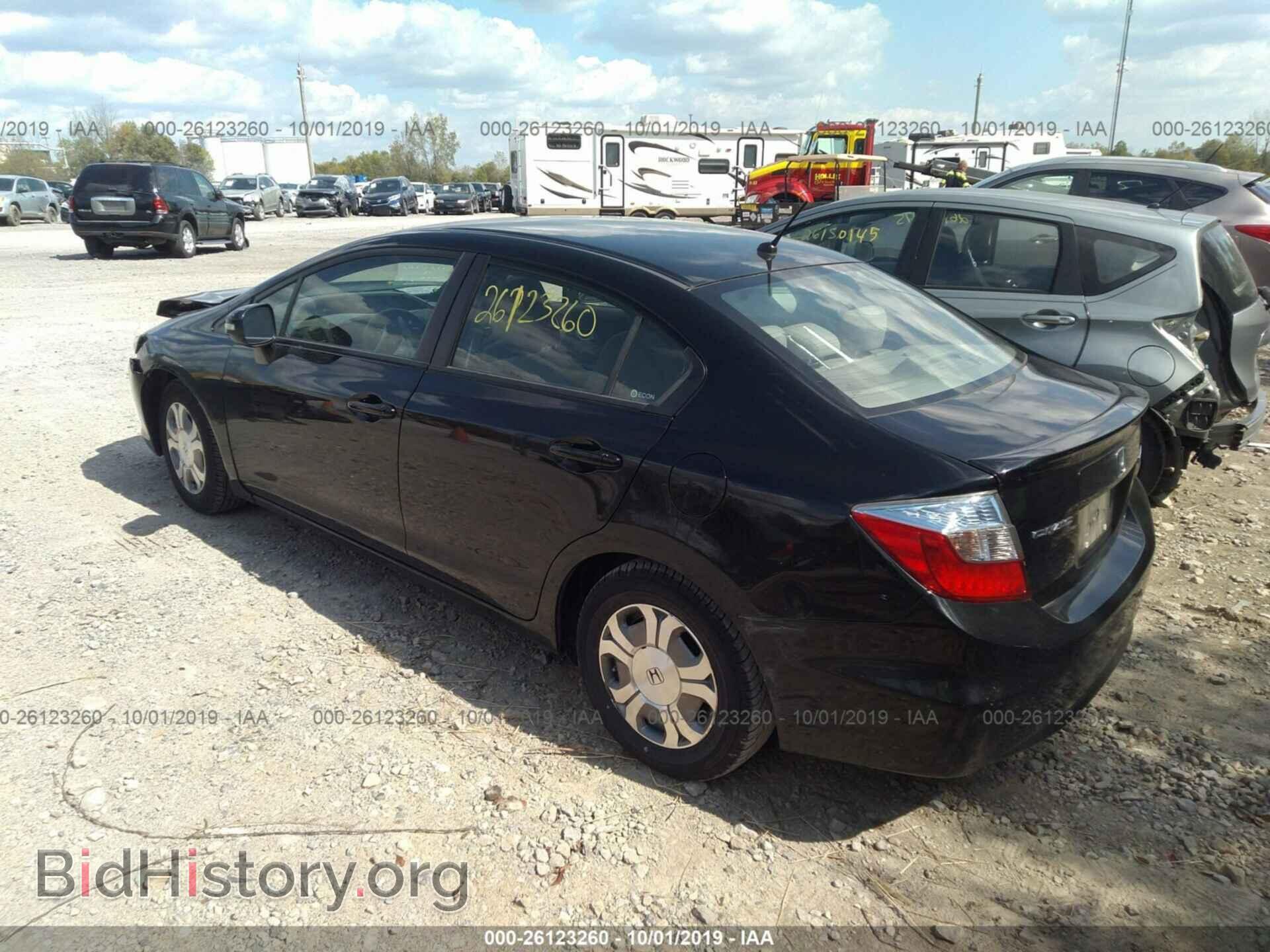 2012 HONDA CIVIC - VIN: JHMFB4F21CS003565 - Фото 3