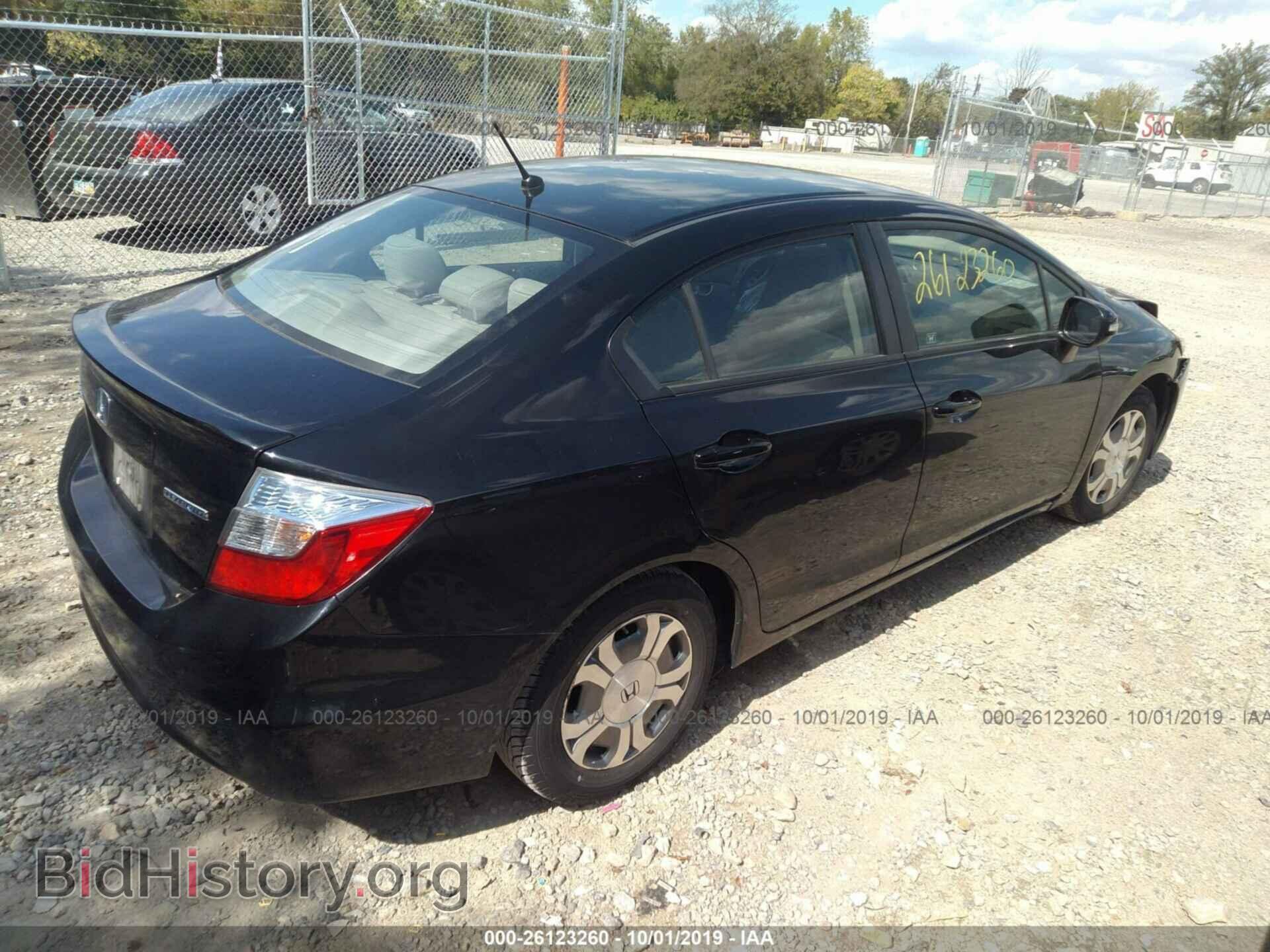 2012 HONDA CIVIC - VIN: JHMFB4F21CS003565 - Фото 4