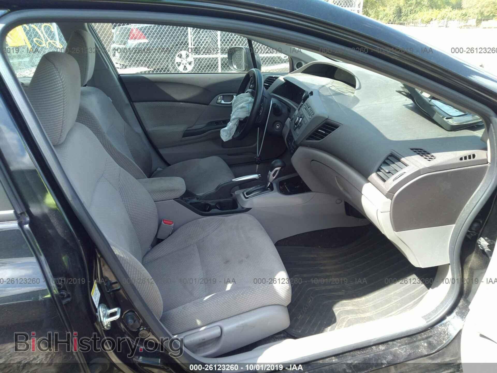 2012 HONDA CIVIC - VIN: JHMFB4F21CS003565 - Фото 5
