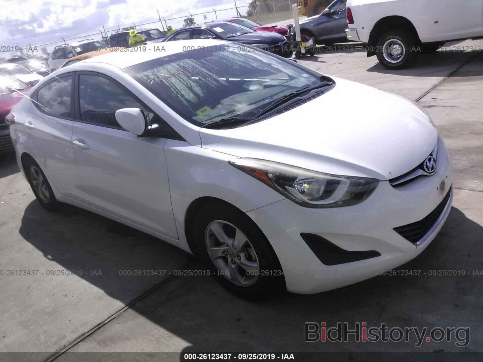 Photo 5NPDH4AE7EH476770 - HYUNDAI ELANTRA 2014