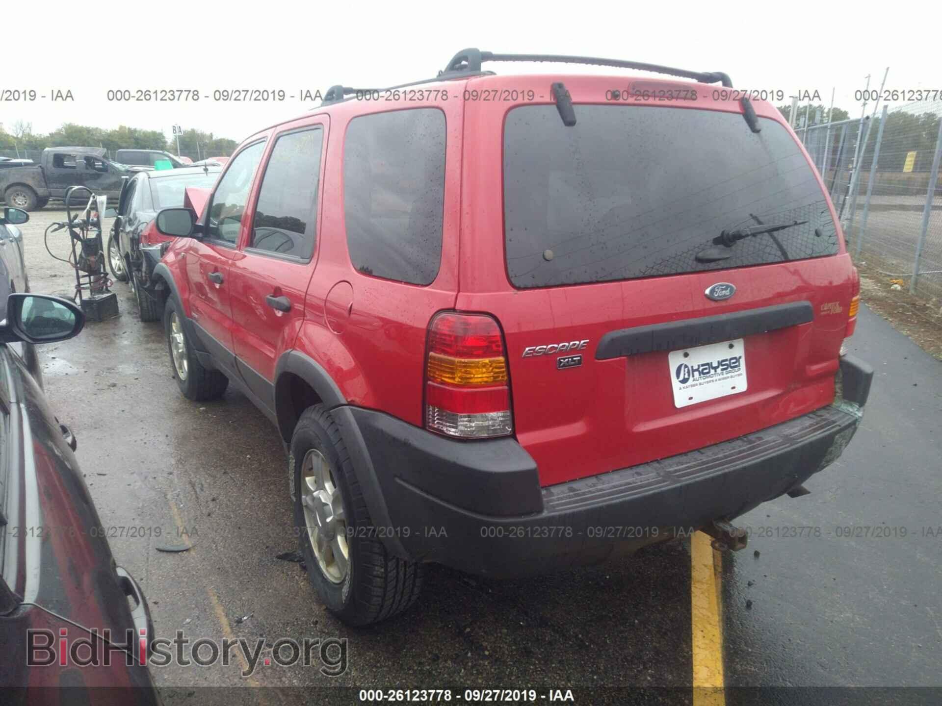 2002 FORD ESCAPE - VIN: 1FMCU04102KD01603 - Фото 3