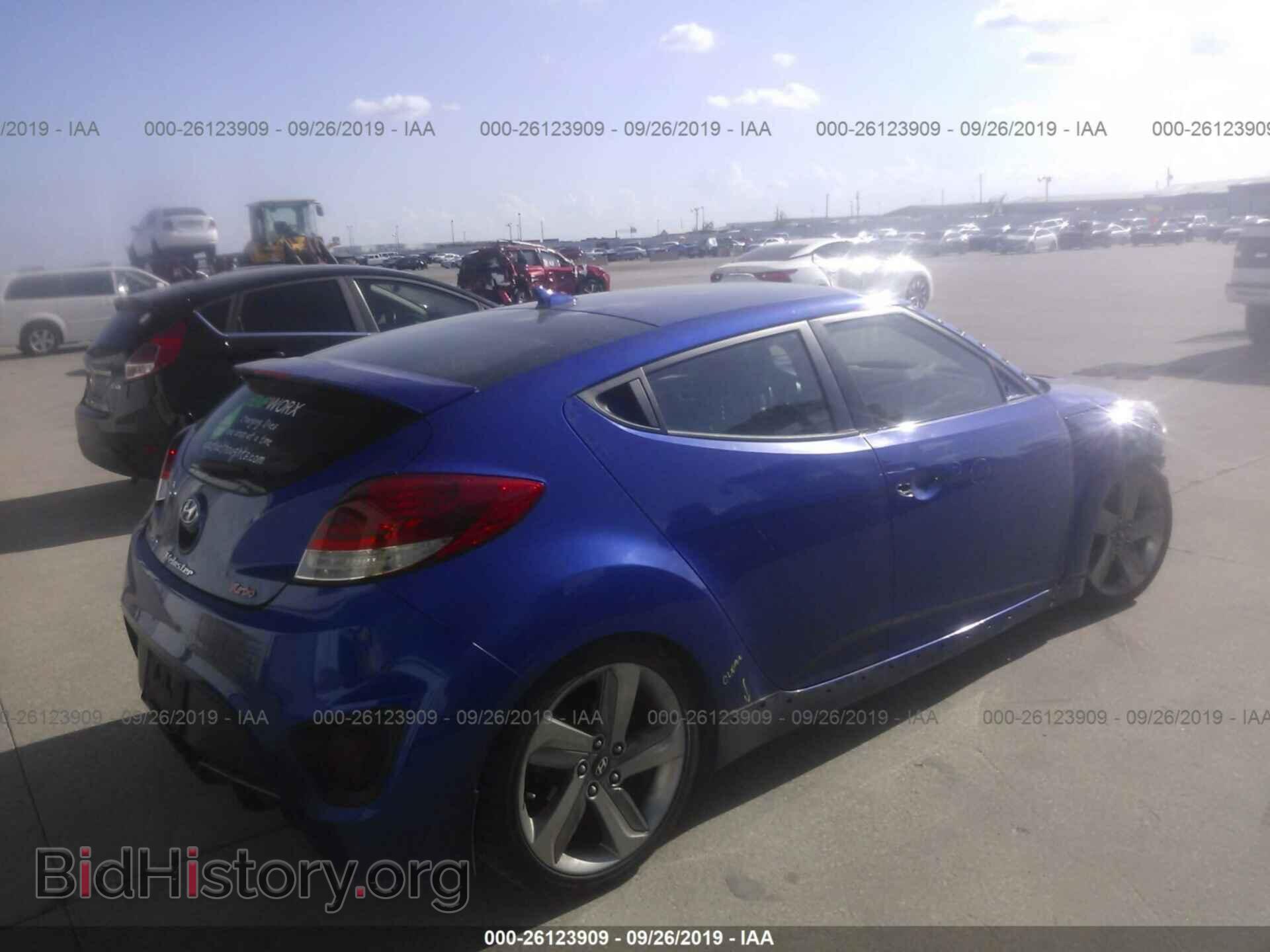 2013 HYUNDAI VELOSTER - VIN: KMHTC6AE8DU172434 - Фото 4