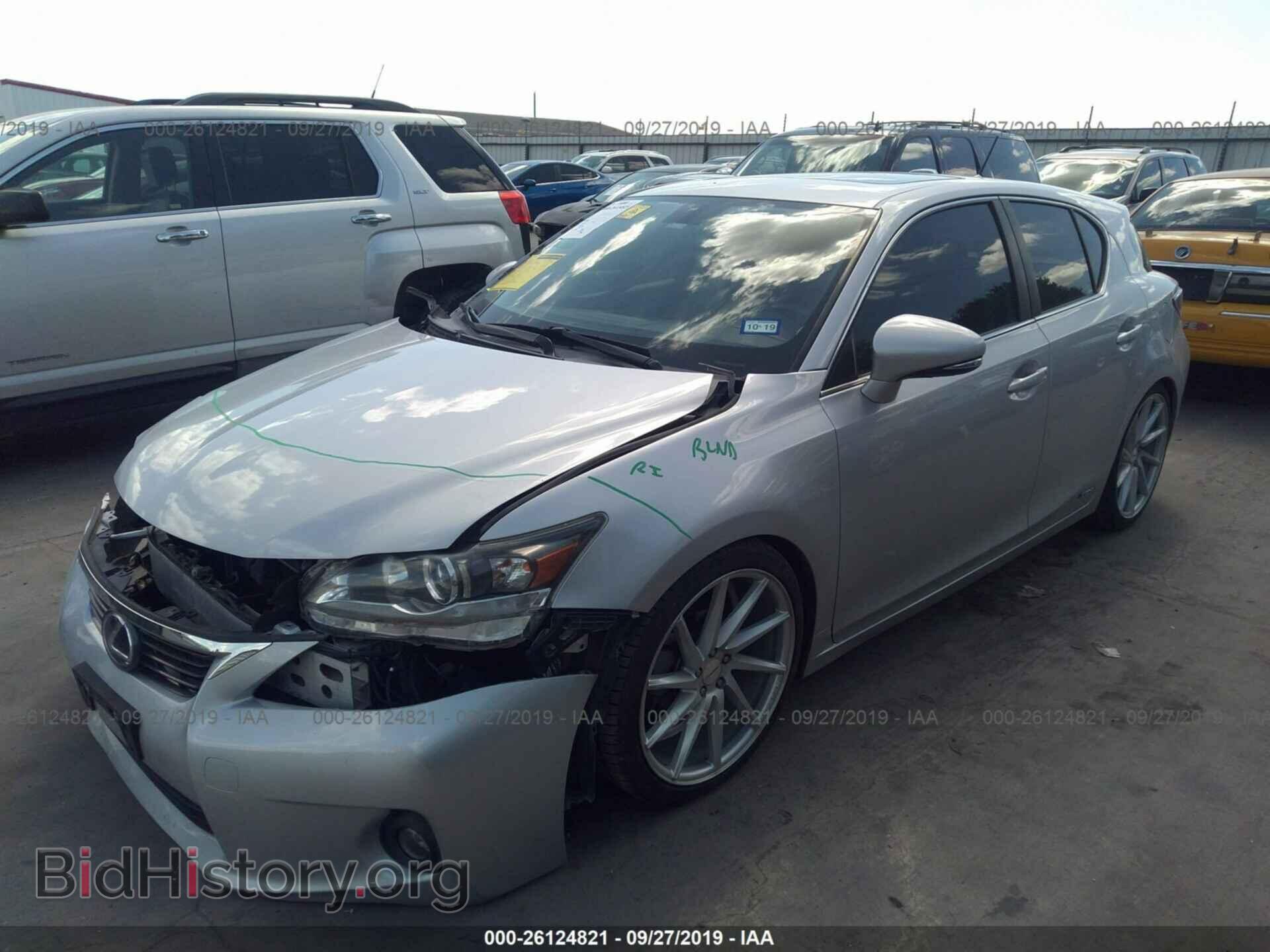 2012 LEXUS CT - VIN: JTHKD5BH0C2104640 - Фото 2