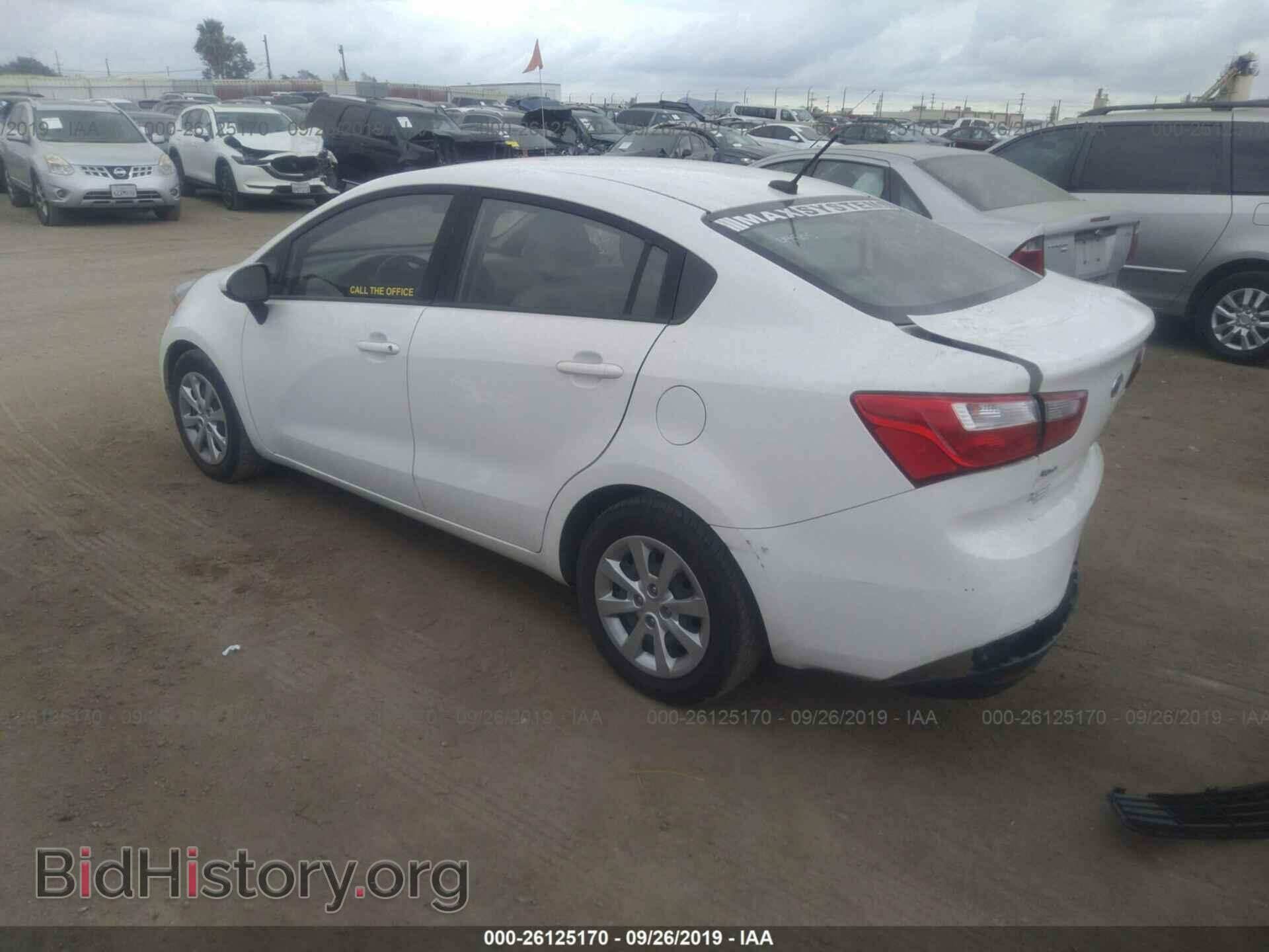 2012 KIA RIO - VIN: KNADM4A36C6084538 - Фото 3