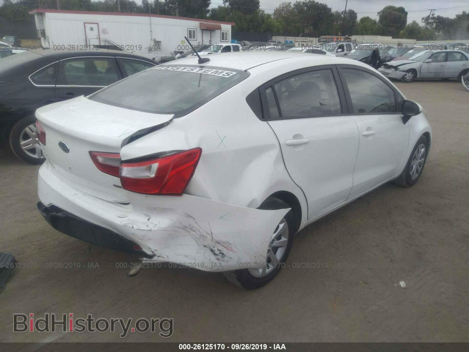 2012 KIA RIO - VIN: KNADM4A36C6084538 - Фото 4