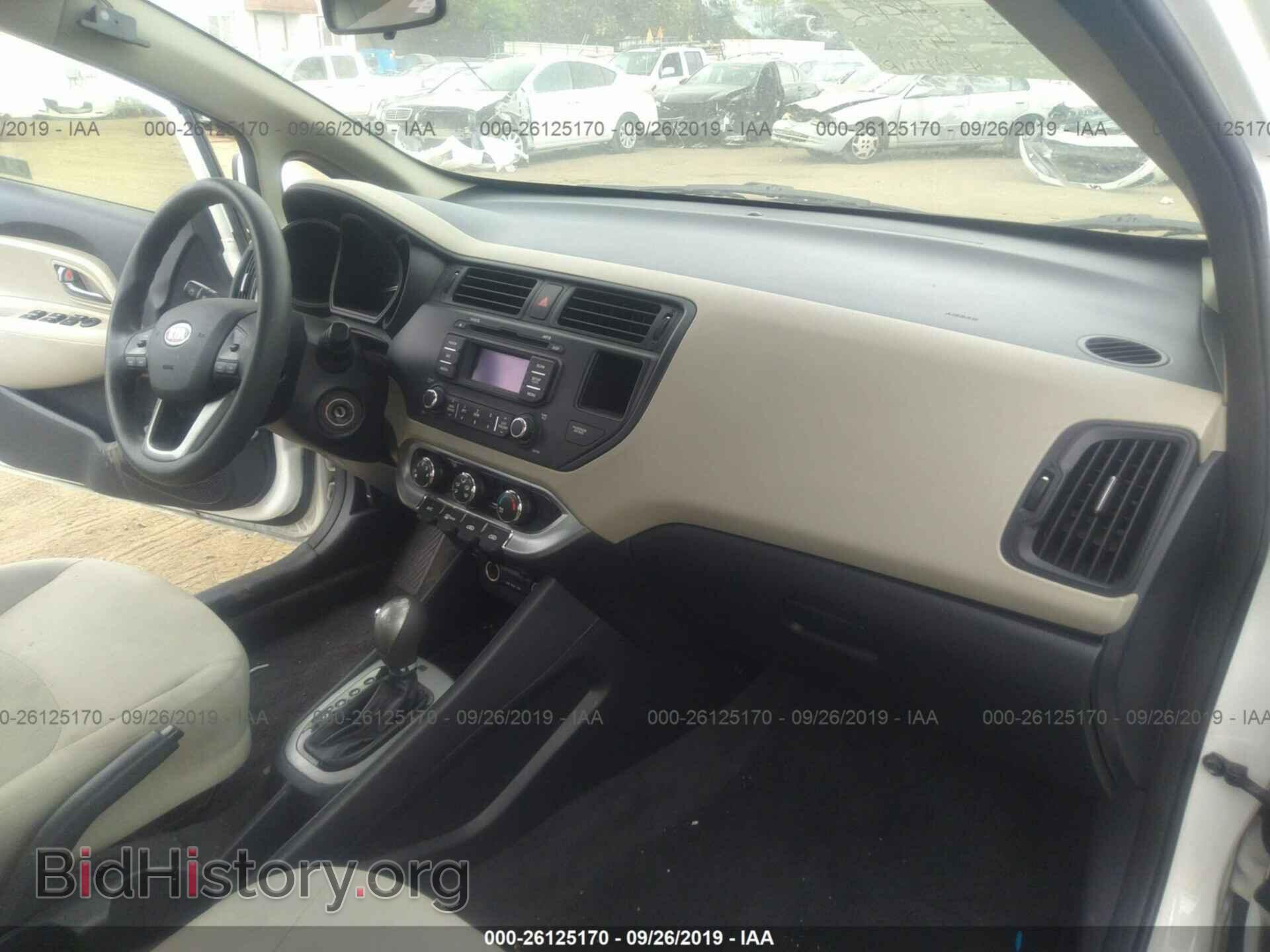 2012 KIA RIO - VIN: KNADM4A36C6084538 - Фото 5
