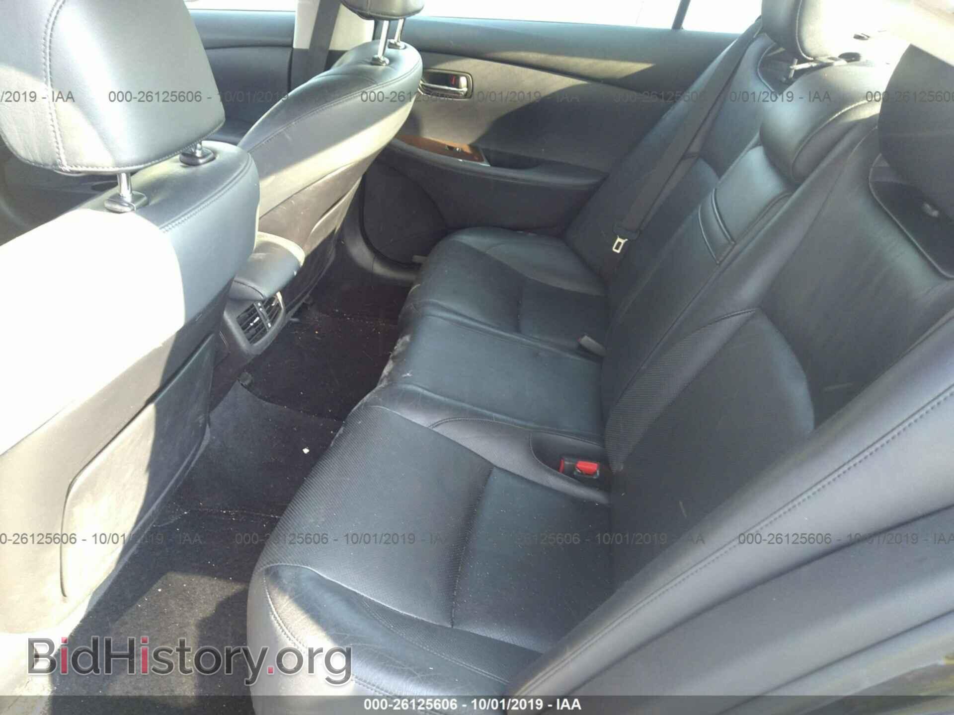 2012 LEXUS ES - VIN: JTHBK1EGXC2510071 - Photo 8